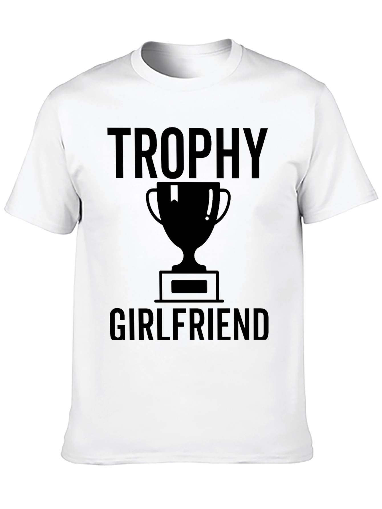Trophy Girlfriend Graphic T-Shirt - Black
