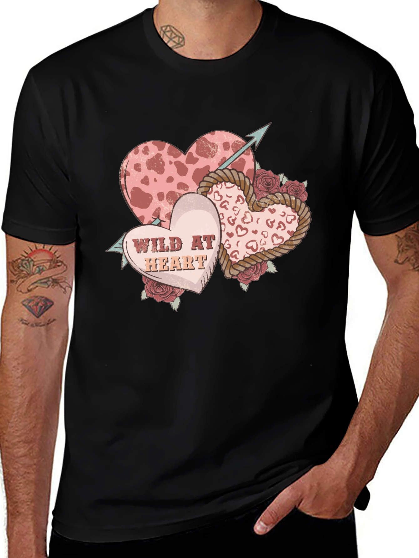 Wild at Heart Valentine Graphic Tee