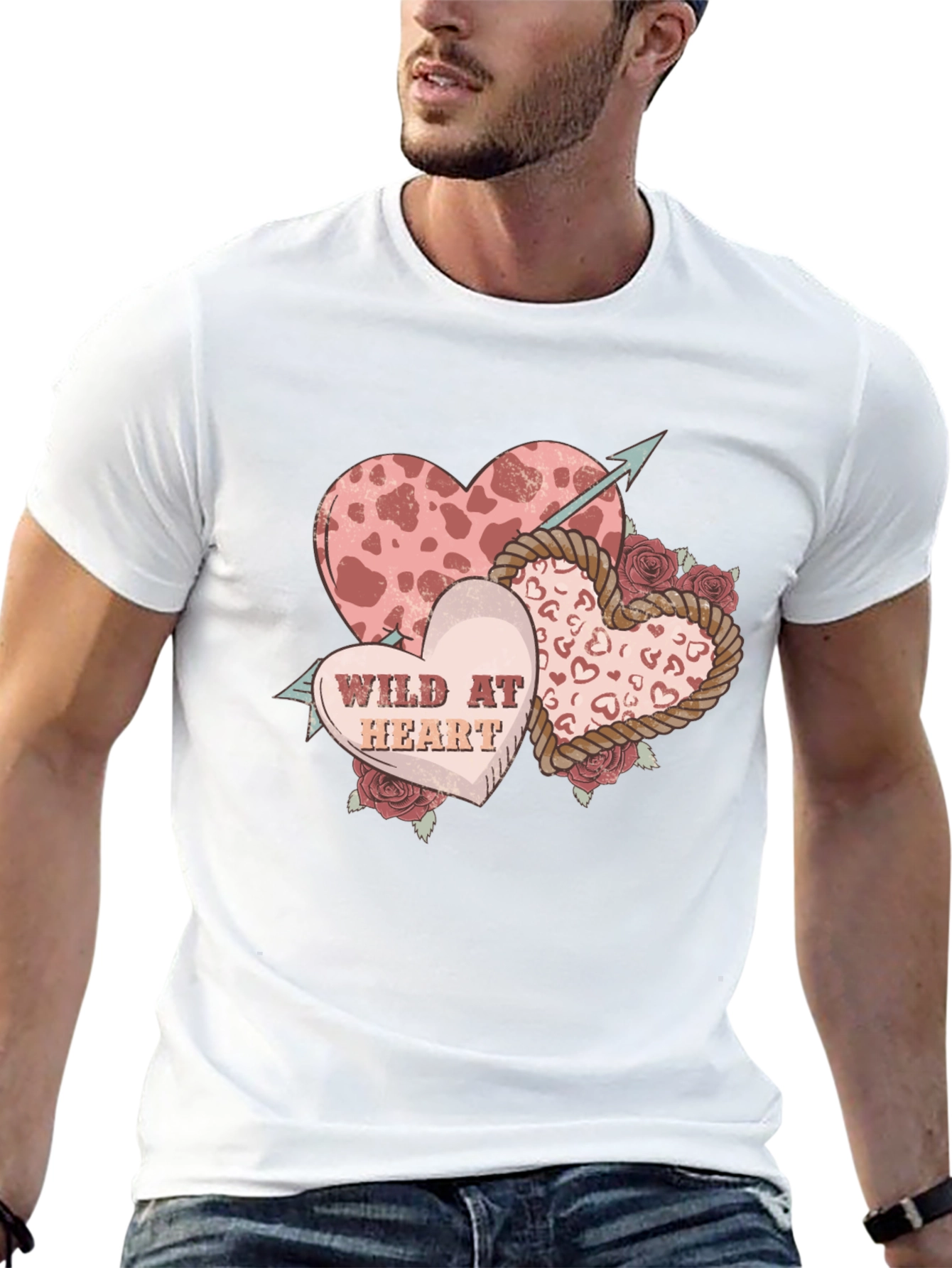 Wild at Heart Valentine Graphic Tee