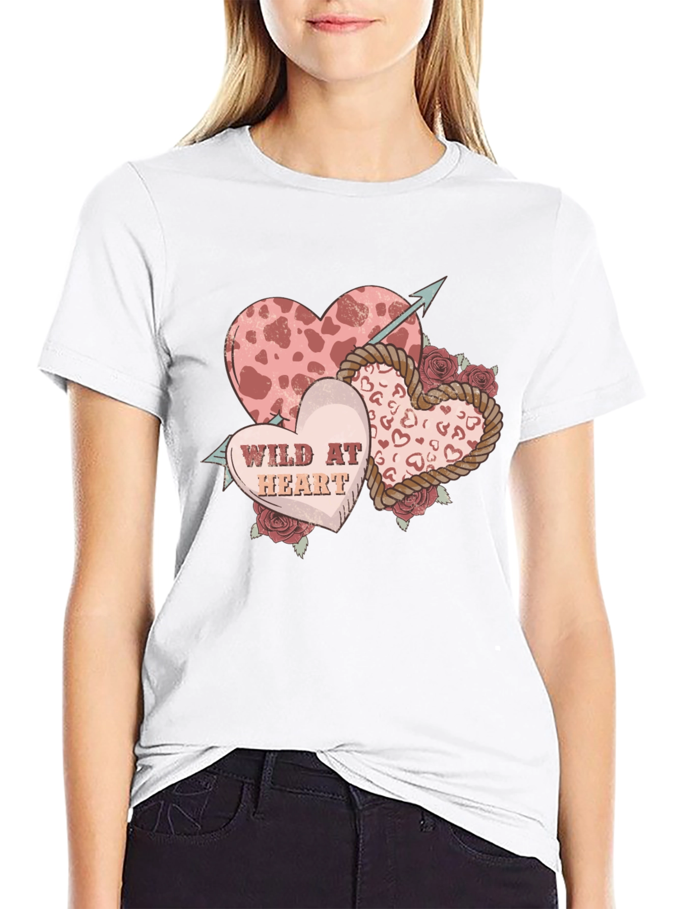 Wild at Heart Valentine Graphic Tee