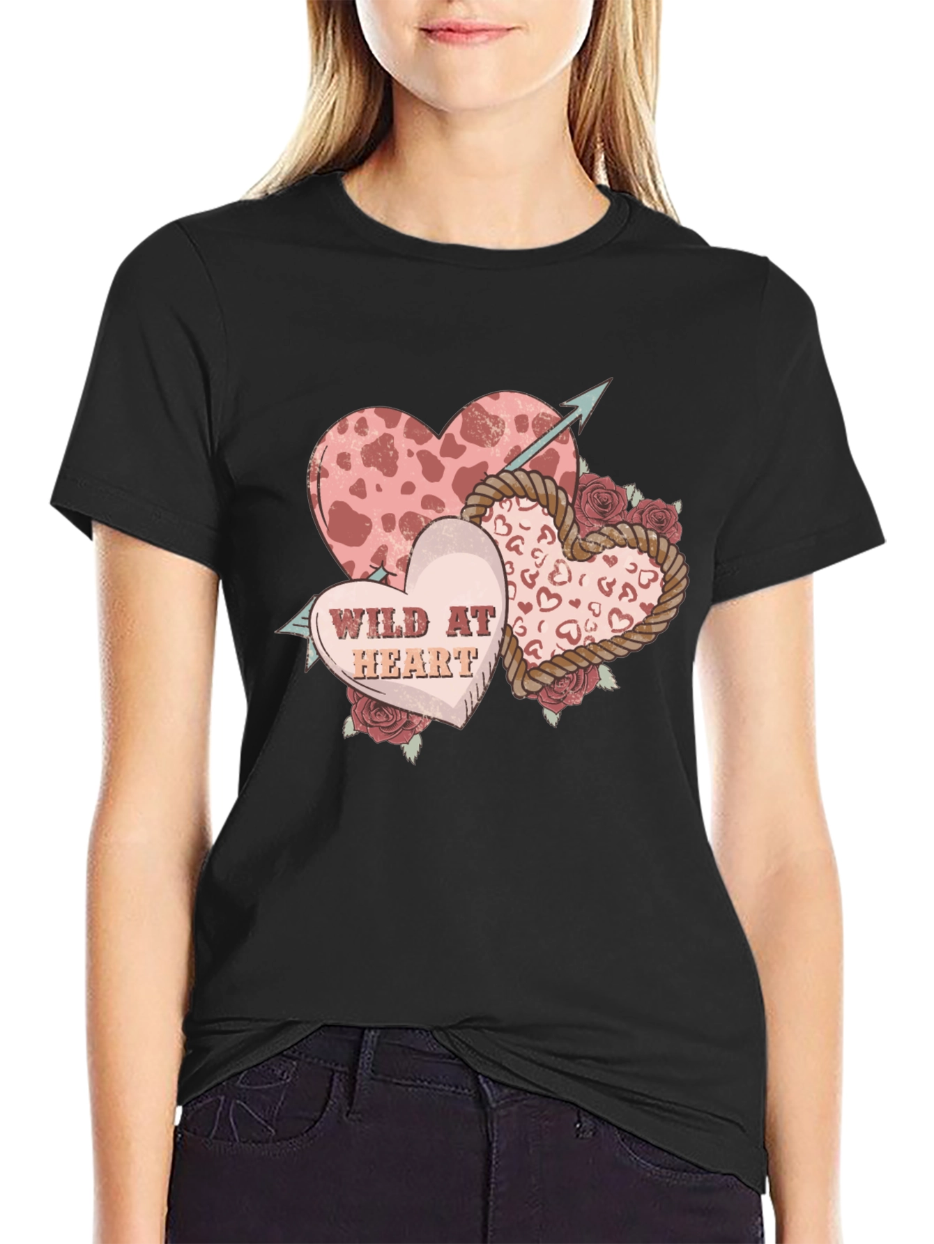 Wild at Heart Valentine Graphic Tee