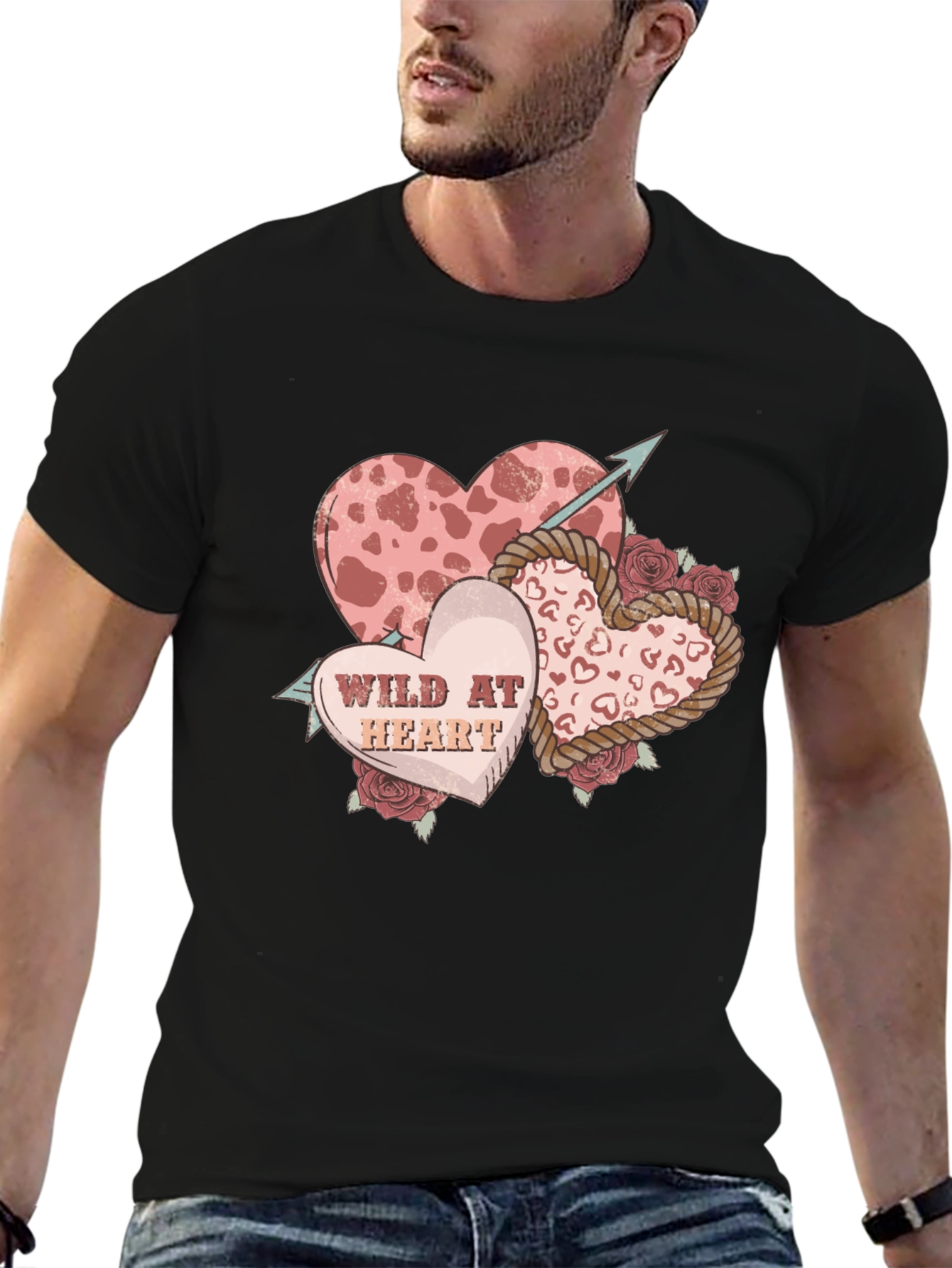 Wild at Heart Valentine Graphic Tee