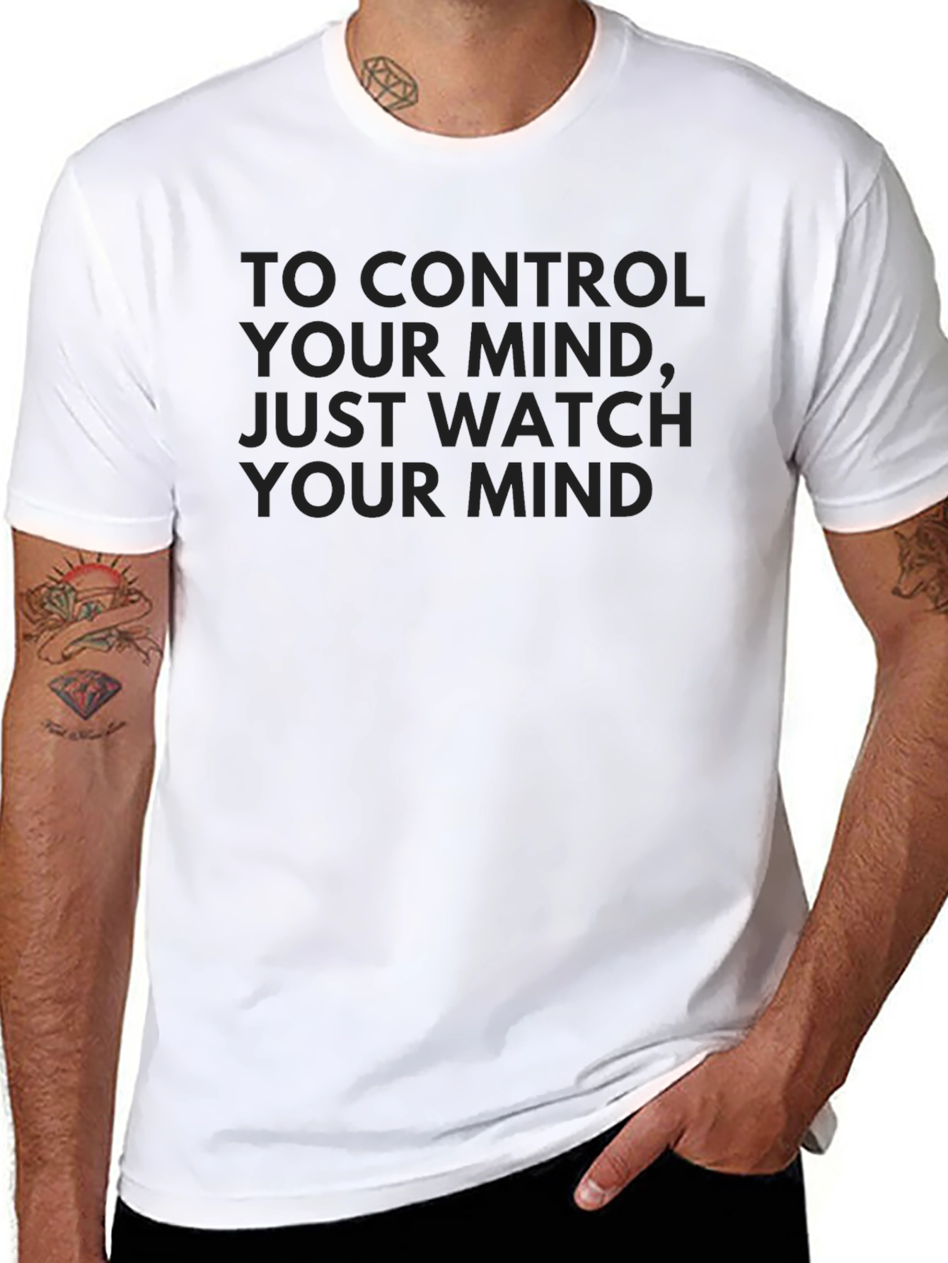 Mind Control Graphic Tee - Soft Cotton