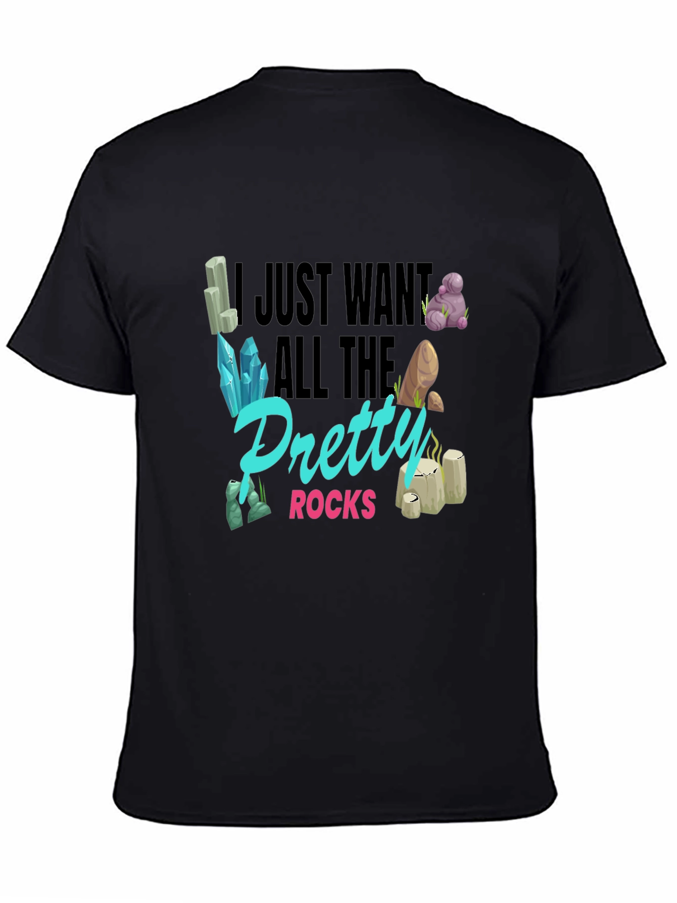 Pretty Rocks Graphic T-Shirt - Mineral Collector Tee