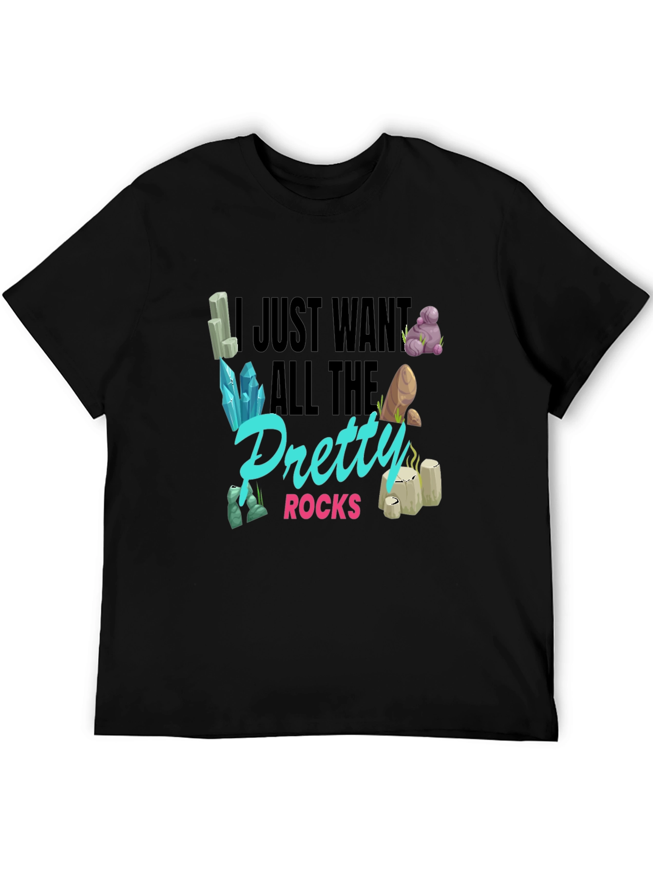 Pretty Rocks Graphic T-Shirt - Mineral Collector Tee