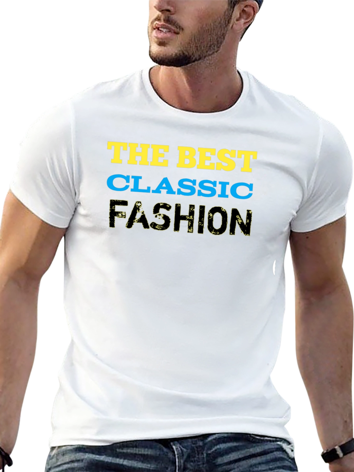 Classic Fashion Graphic Print T-Shirt