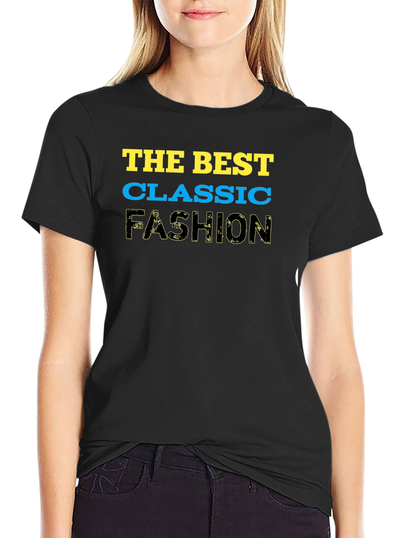 Classic Fashion Graphic Print T-Shirt
