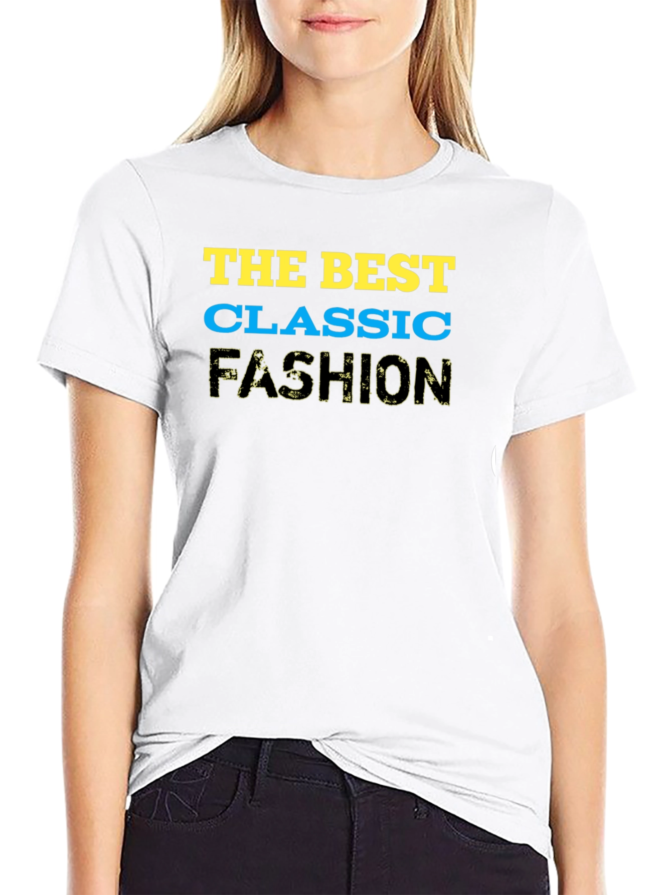Classic Fashion Graphic Print T-Shirt
