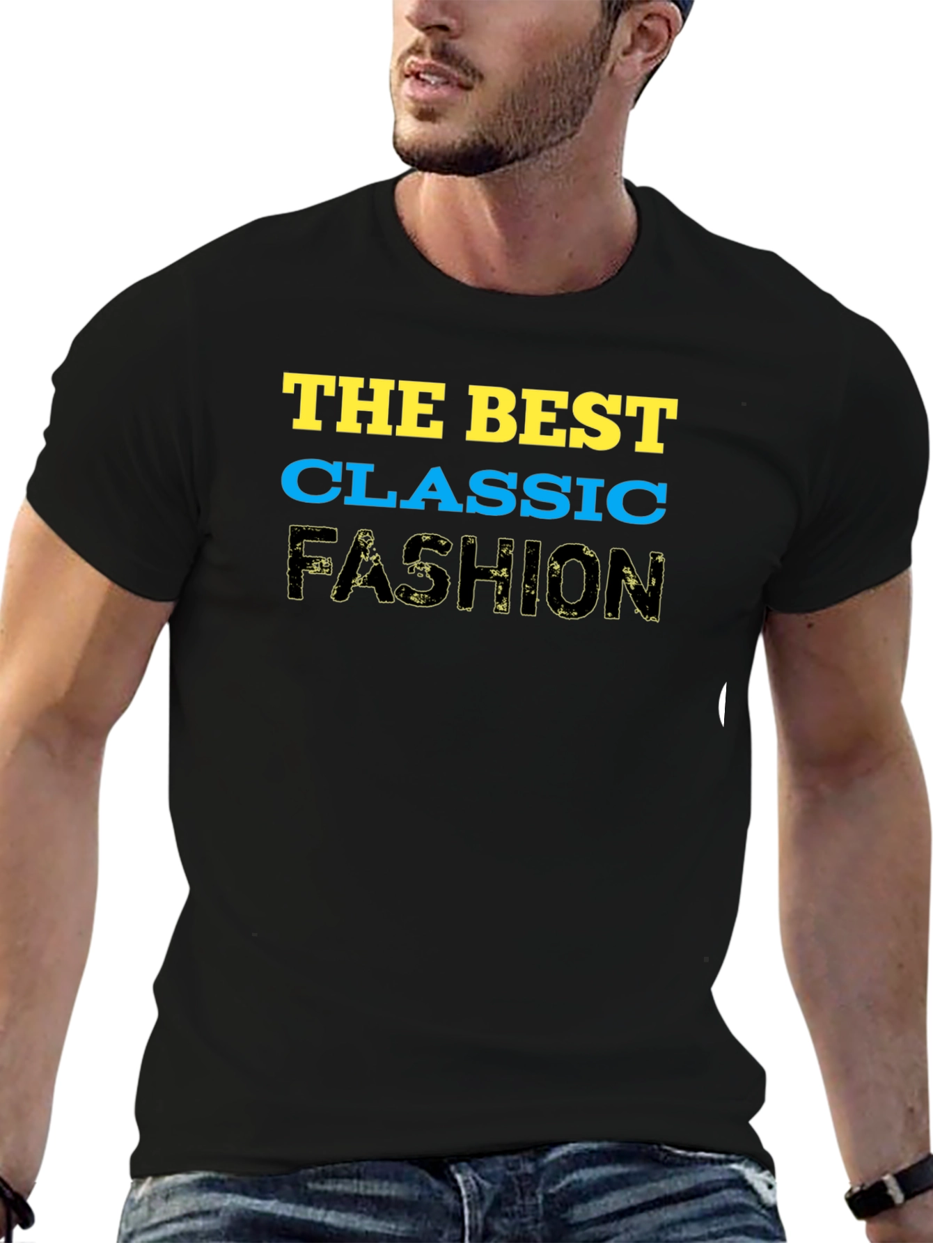 Classic Fashion Graphic Print T-Shirt