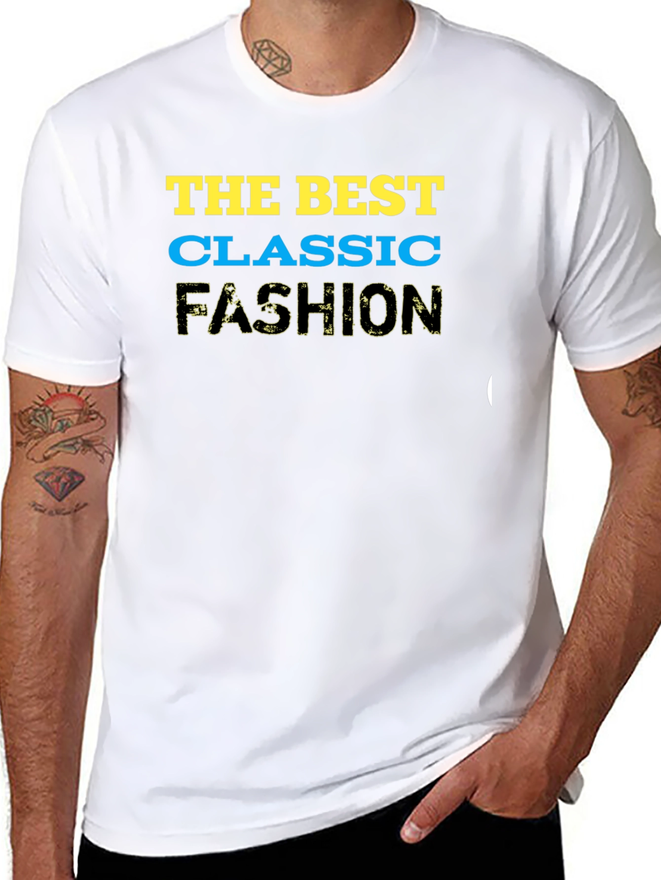Classic Fashion Graphic Print T-Shirt