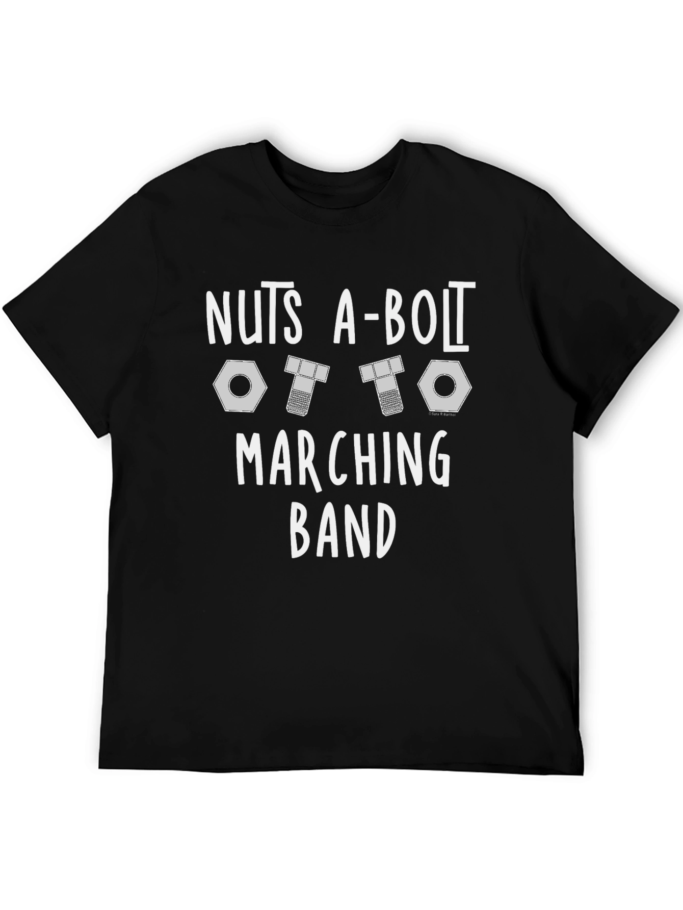 Nuts A-Bolt Marching Band Black T-Shirt