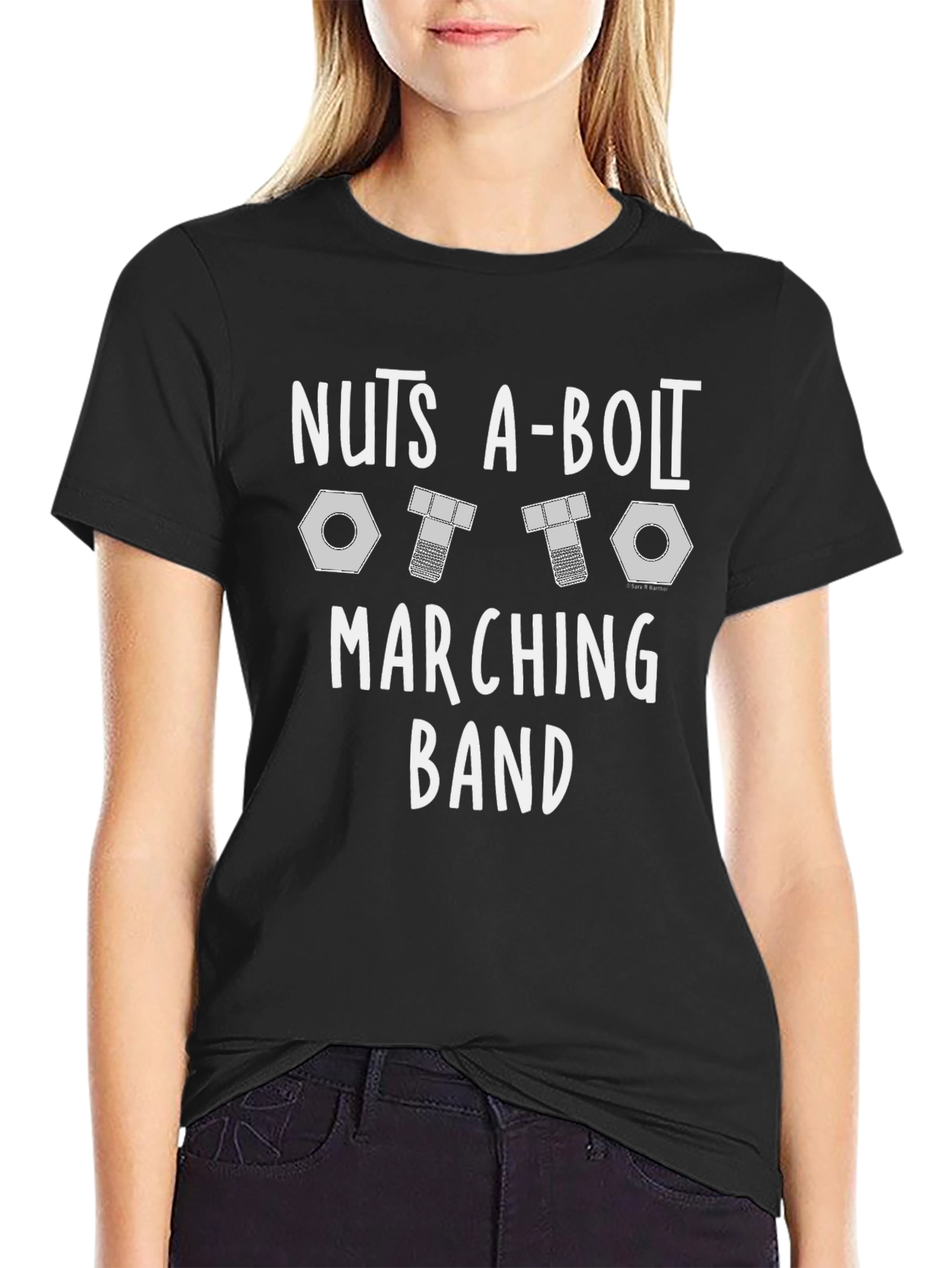 Nuts A-Bolt Marching Band Black T-Shirt