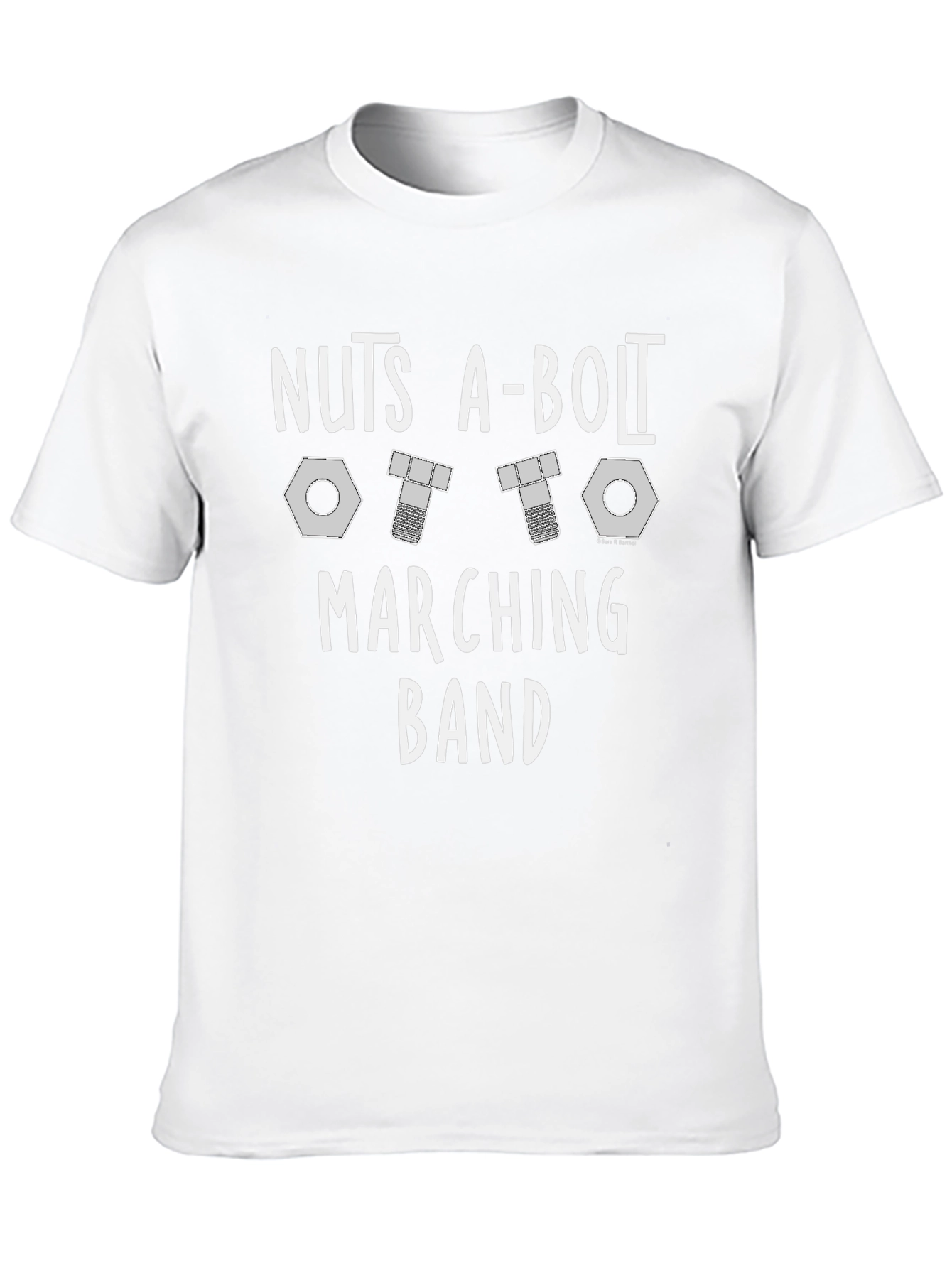 Nuts A-Bolt Marching Band Black T-Shirt
