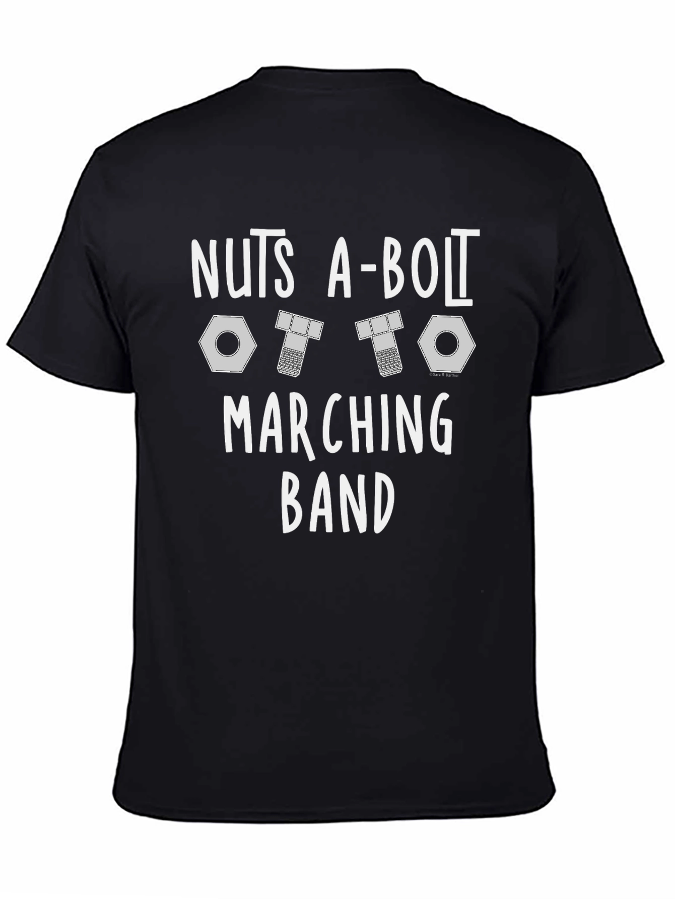 Nuts A-Bolt Marching Band Black T-Shirt