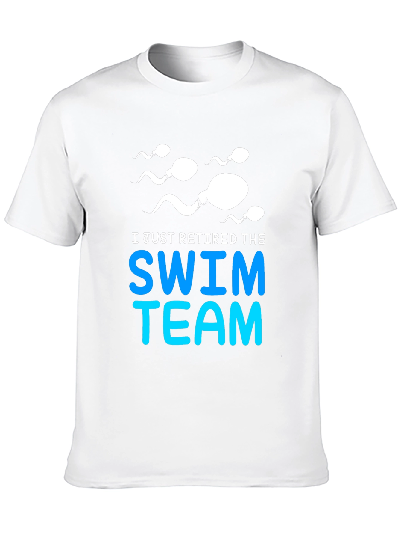 Retired Swim Team Graphic Tee - Funny T-Shirt