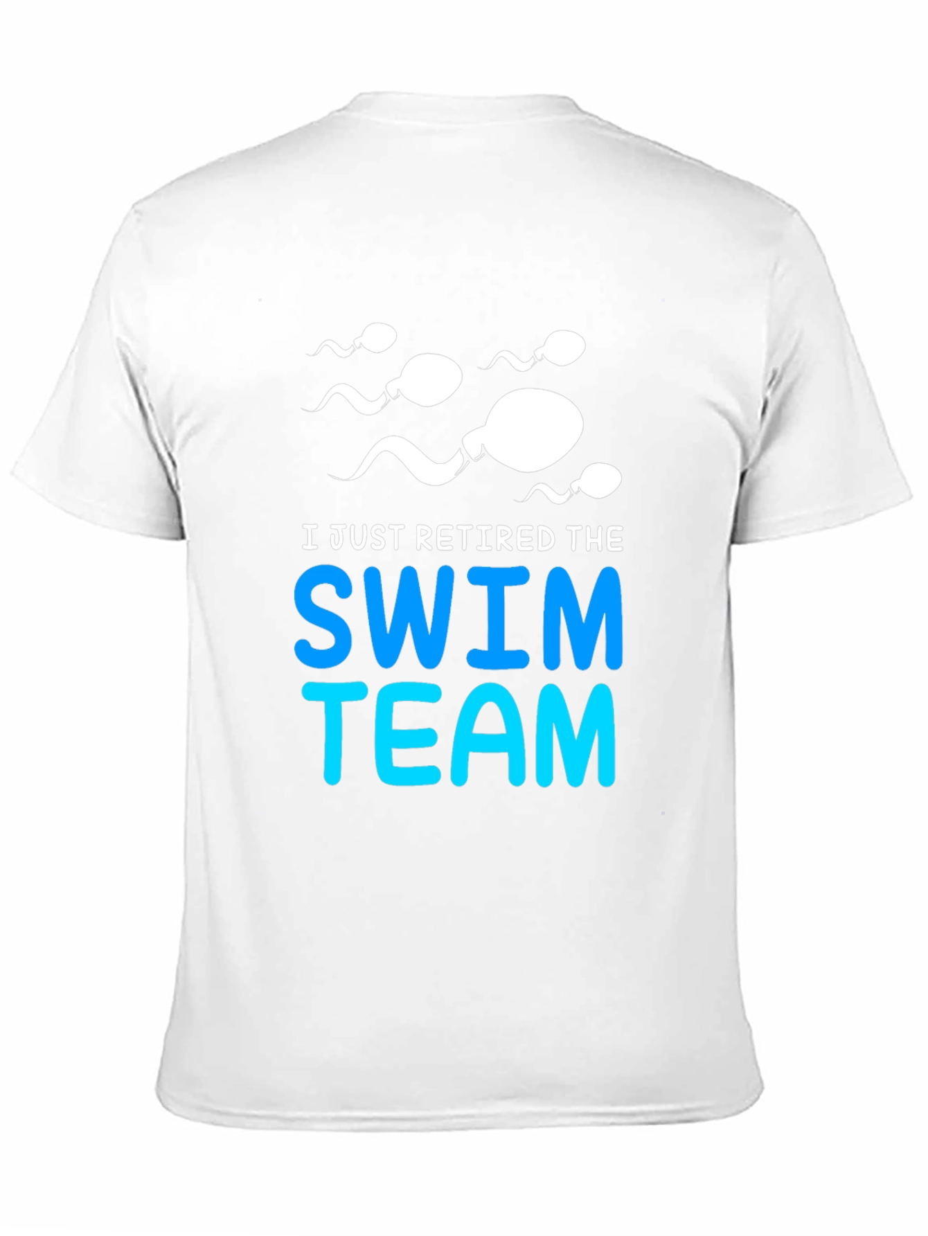 Retired Swim Team Graphic Tee - Funny T-Shirt
