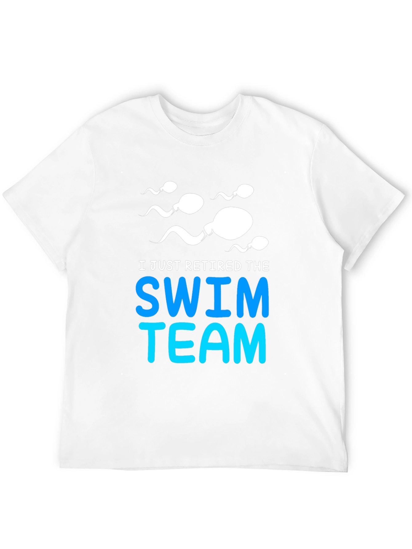 Retired Swim Team Graphic Tee - Funny T-Shirt