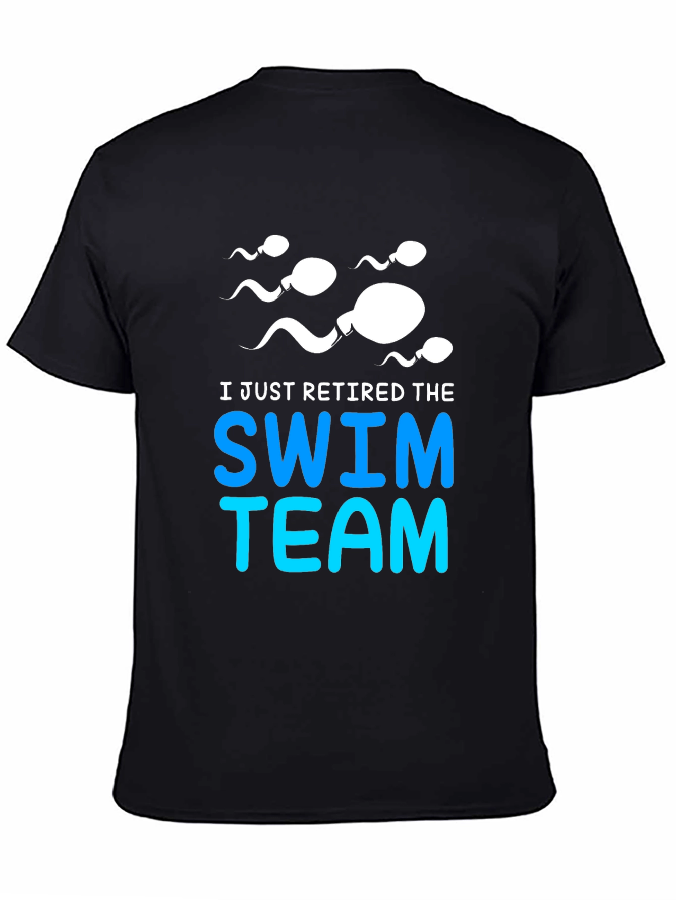 Retired Swim Team Graphic Tee - Funny T-Shirt