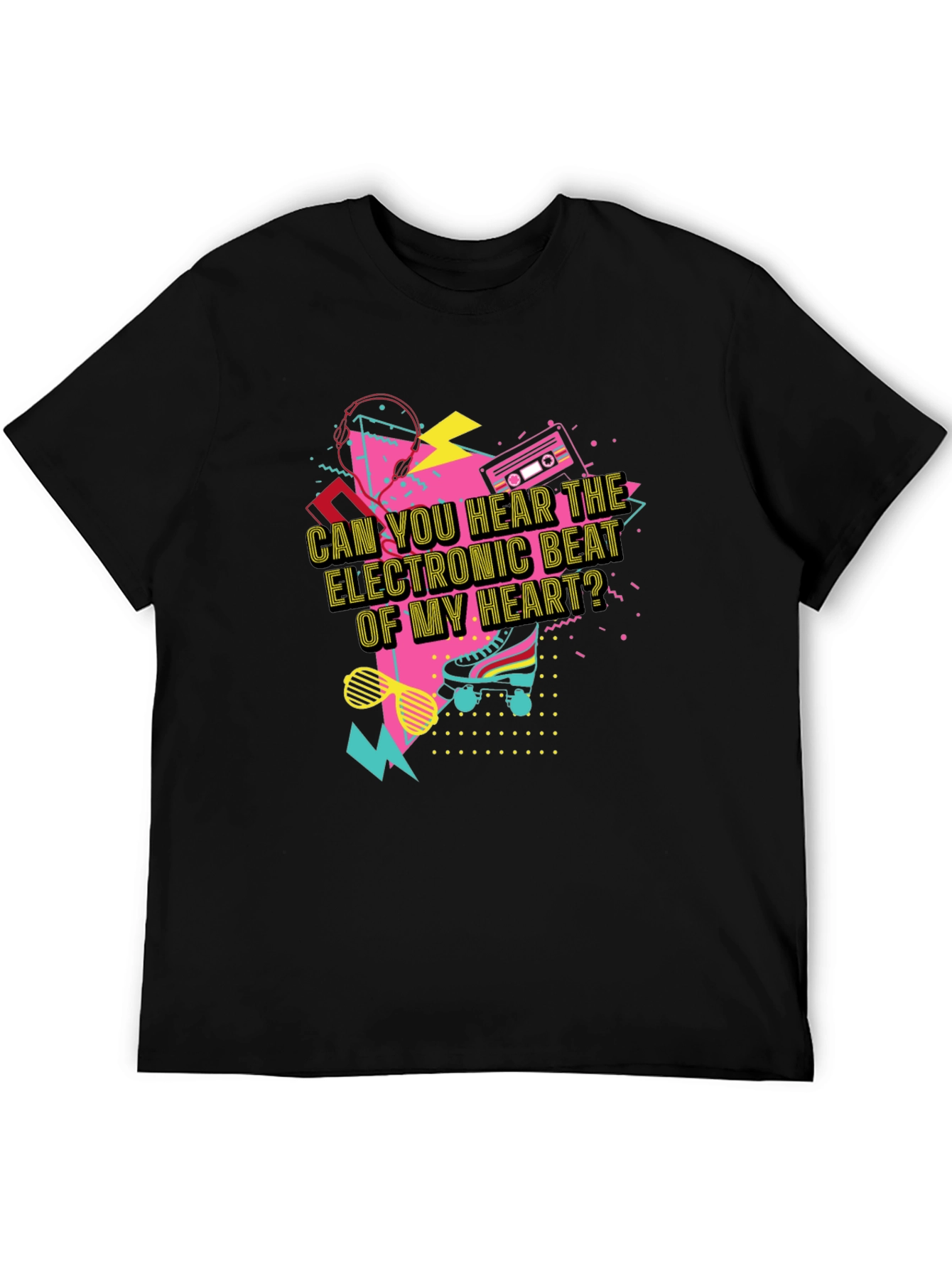 Retro 80s Music T-Shirt - Electronic Beat