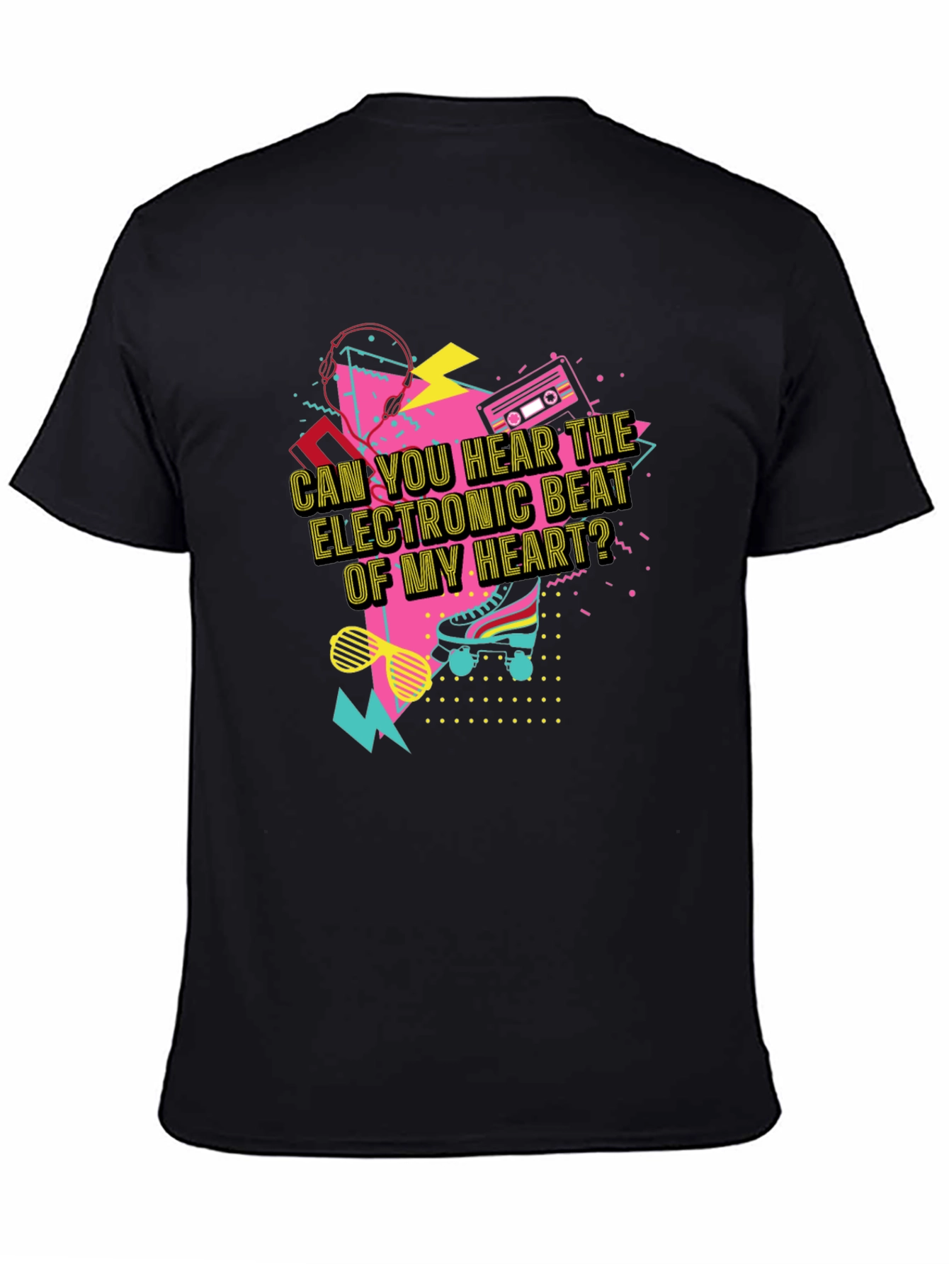 Retro 80s Music T-Shirt - Electronic Beat