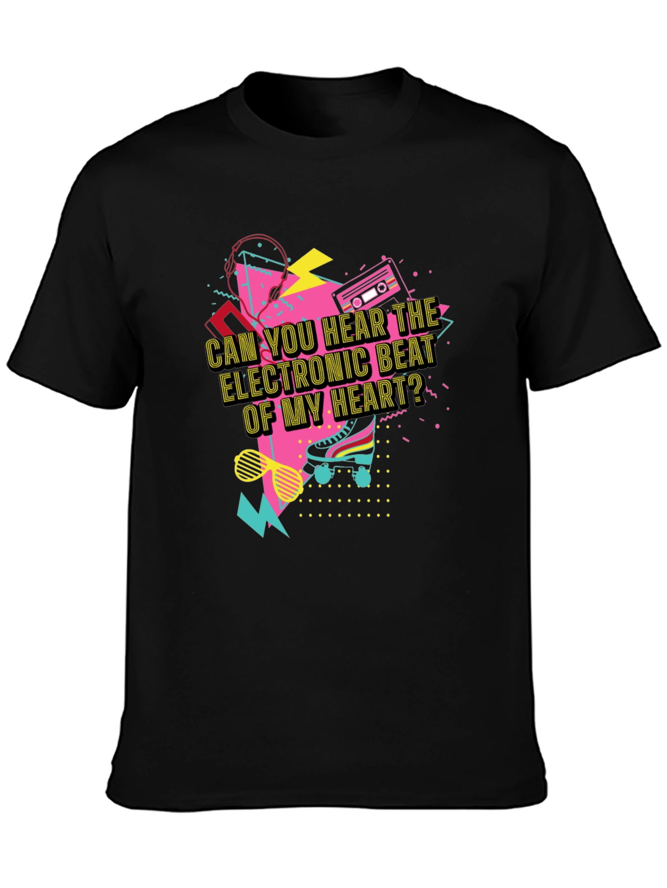 Retro 80s Music T-Shirt - Electronic Beat