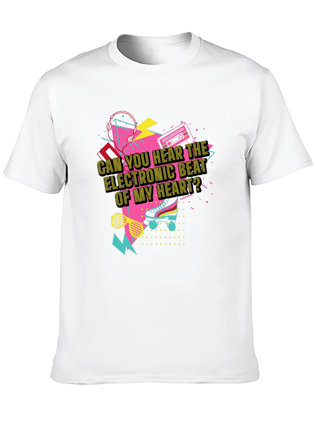 Retro 80s Music T-Shirt - Electronic Beat