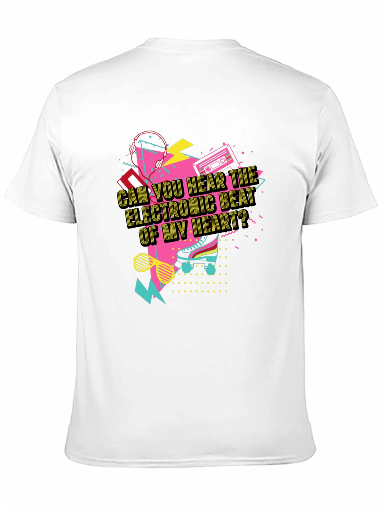 Retro 80s Music T-Shirt - Electronic Beat
