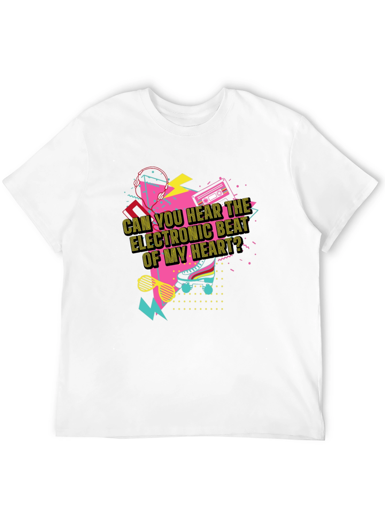 Retro 80s Music T-Shirt - Electronic Beat