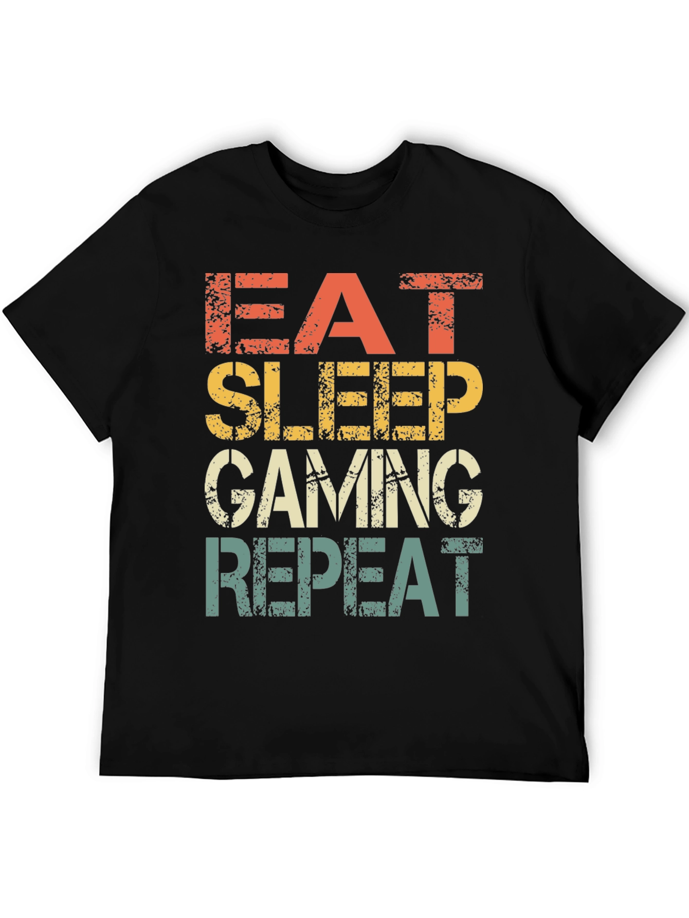Eat Sleep Gaming Repeat T-Shirt - Gamer Gift