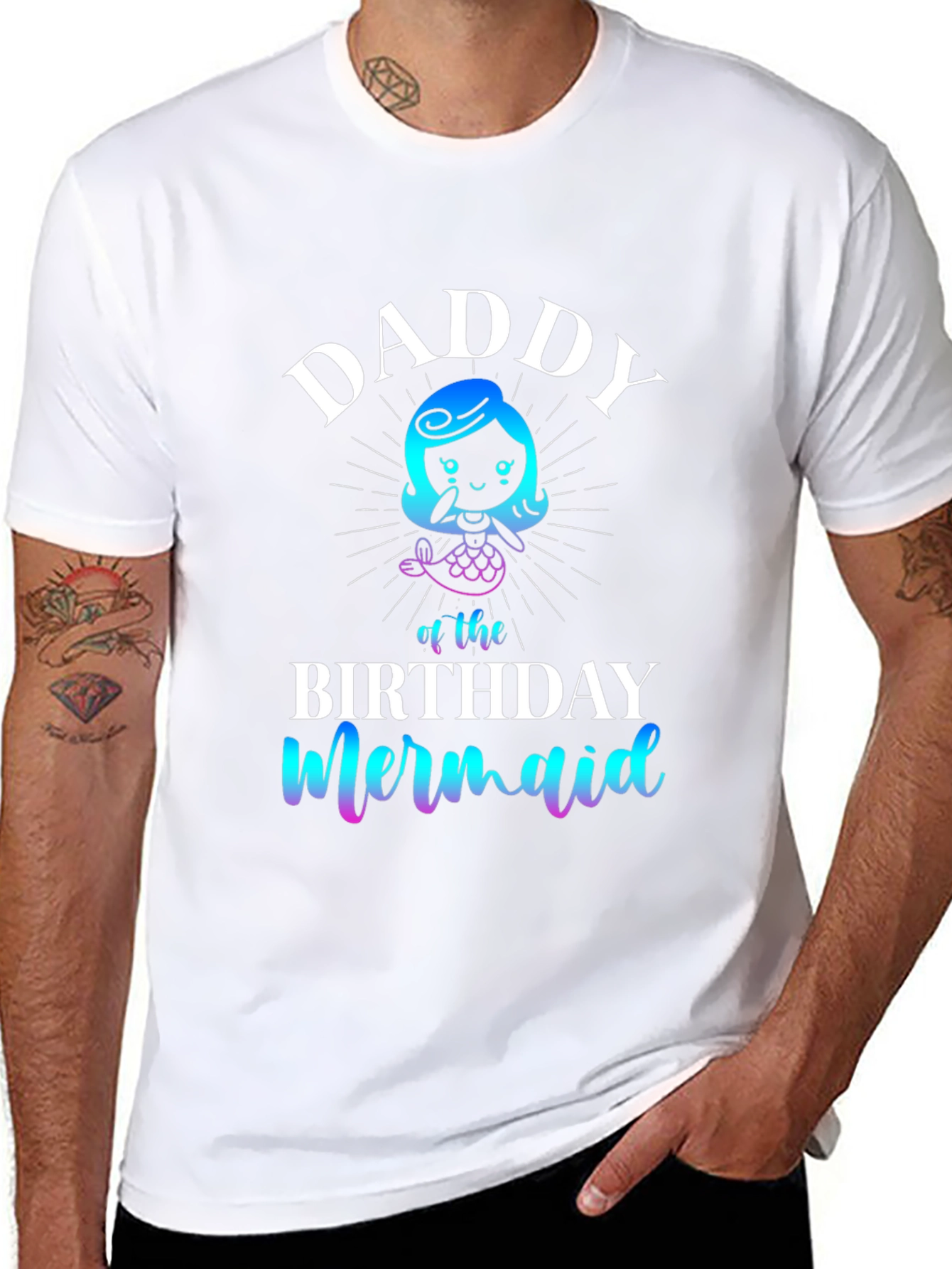 Daddy of the Birthday Mermaid T-Shirt