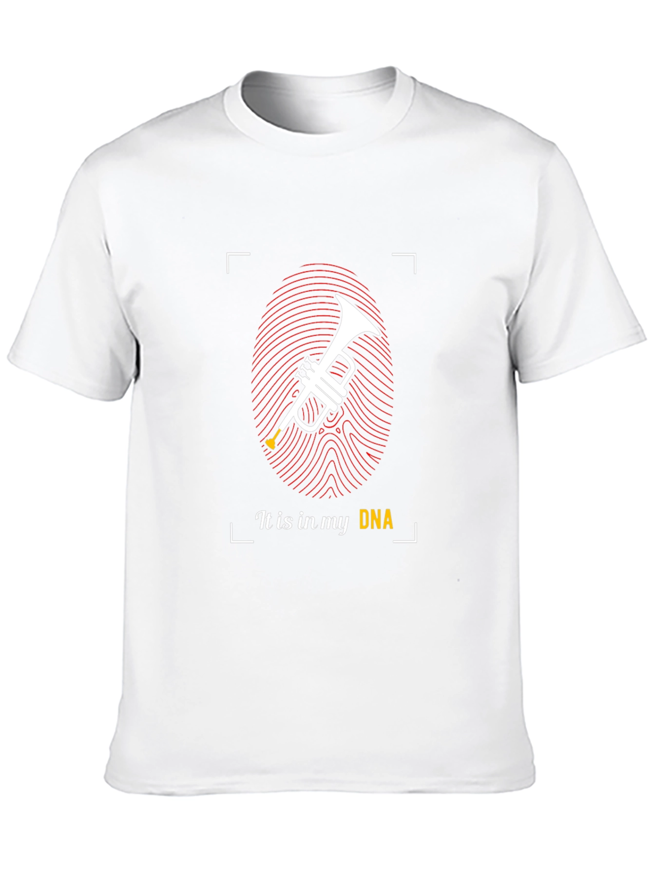 Trumpet DNA Graphic Tee - Musicians Black T-Shirt