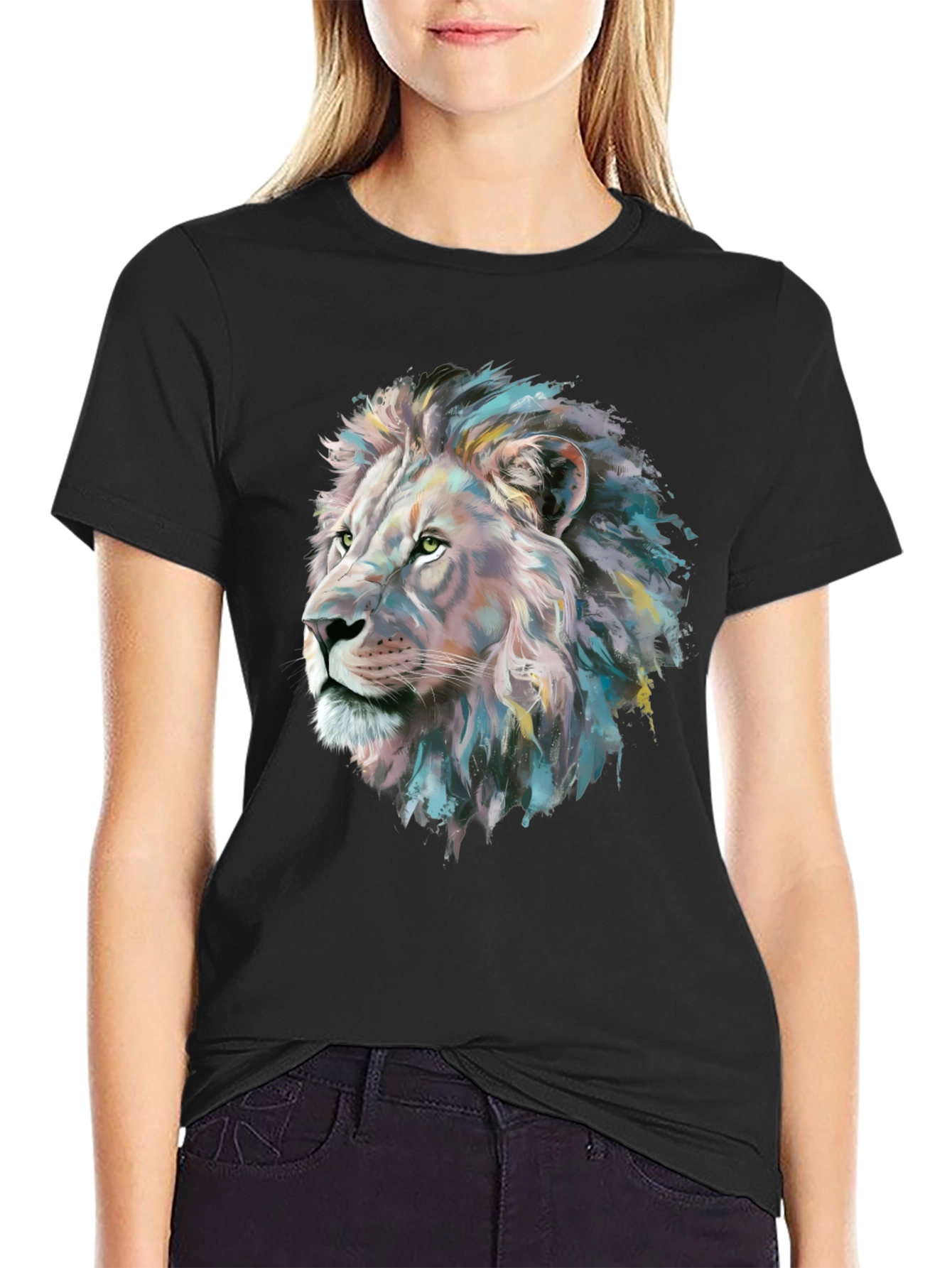 Lion Graphic Tee - Stylish Mens T-Shirt