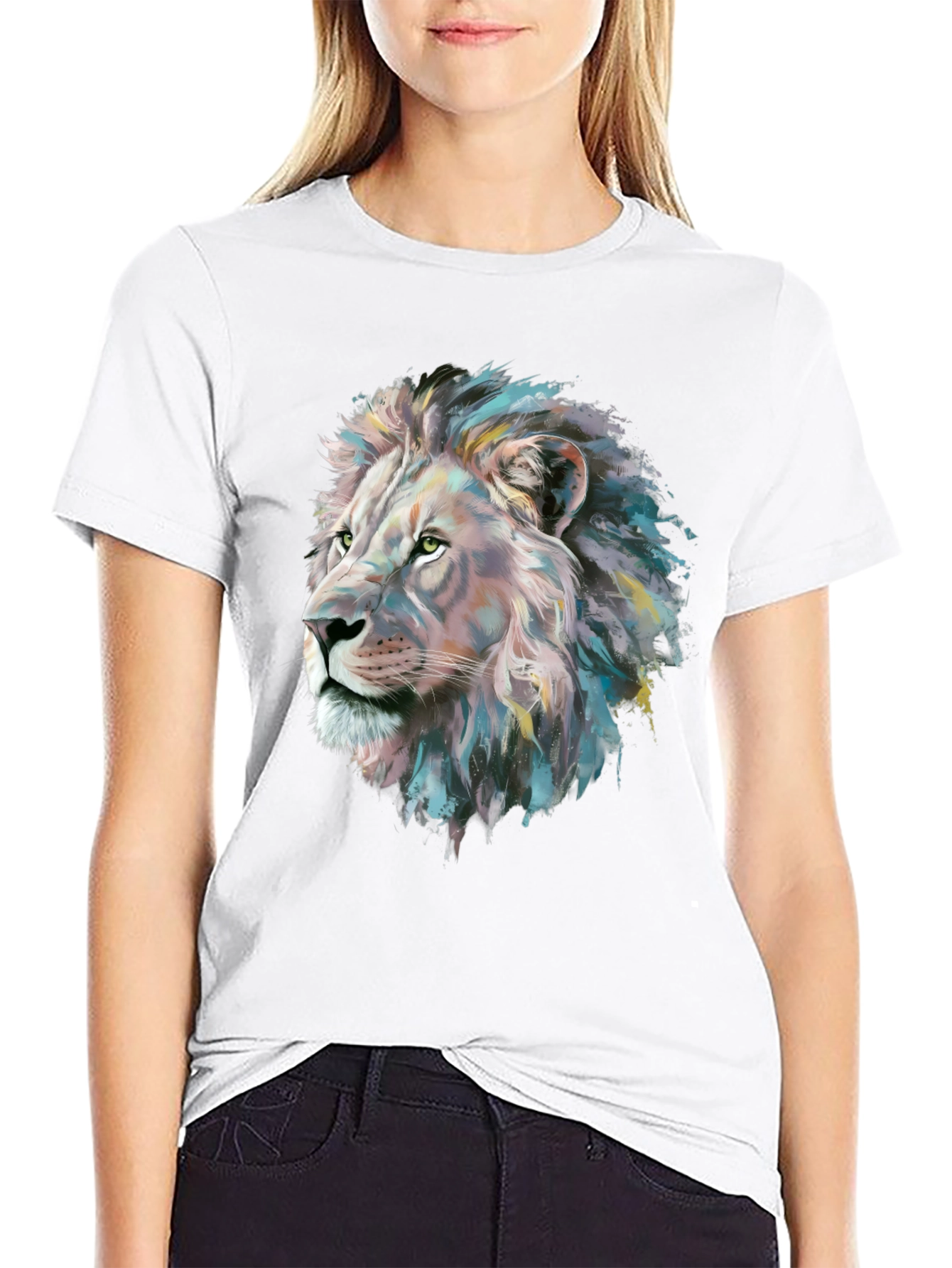 Lion Graphic Tee - Stylish Mens T-Shirt