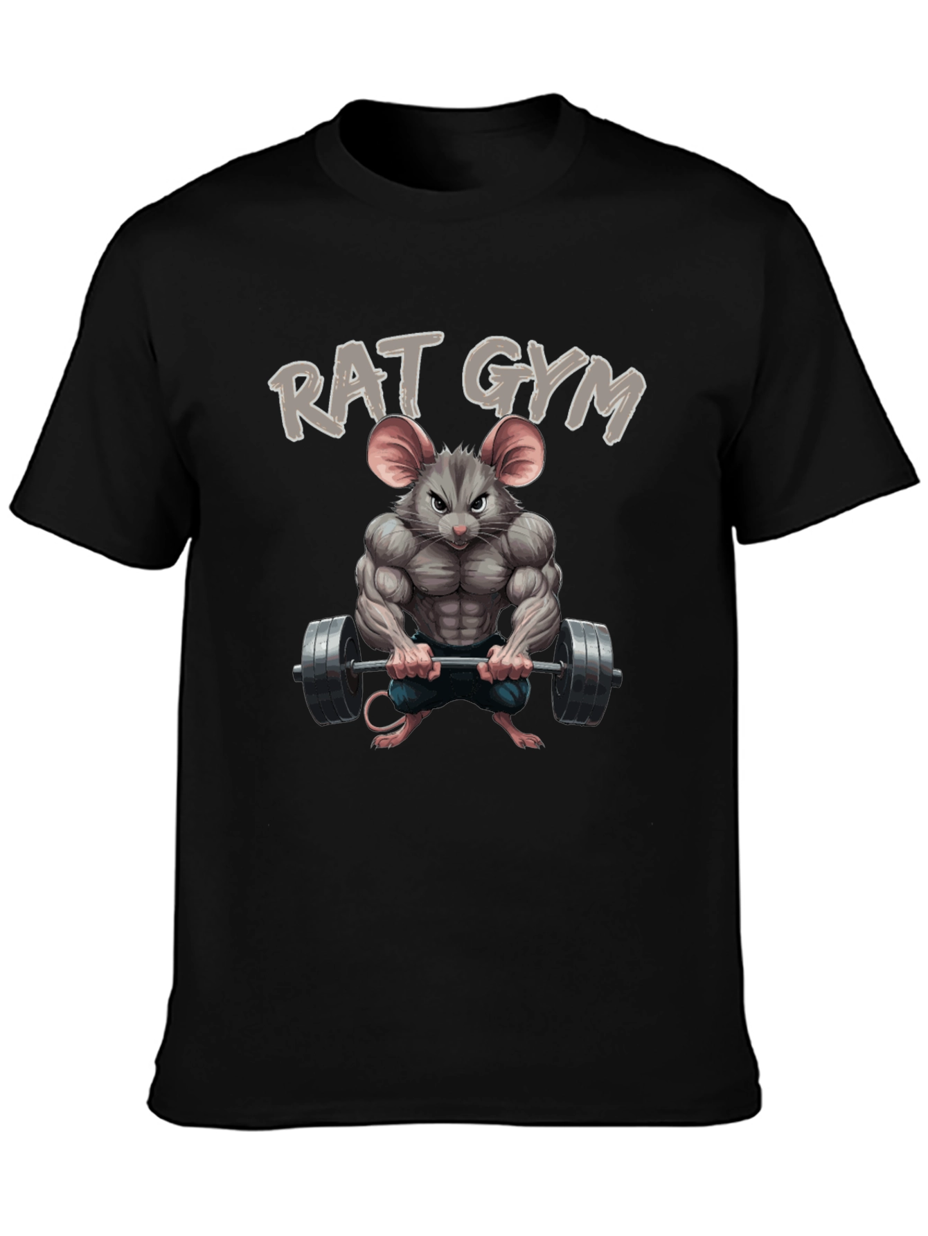 Rat Gym T-Shirt - Funny Workout Apparel