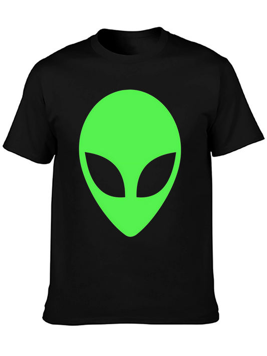 Alien Head Graphic T-Shirt