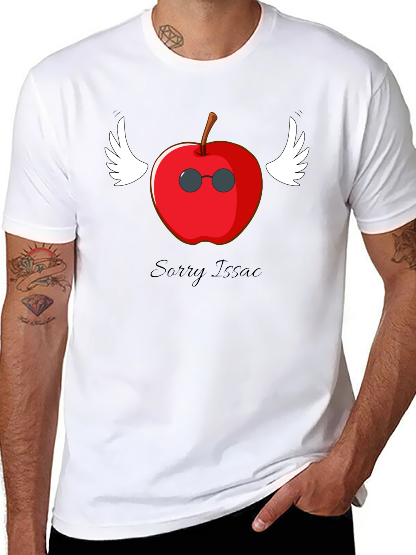 Sorry Issac Apple T-Shirt