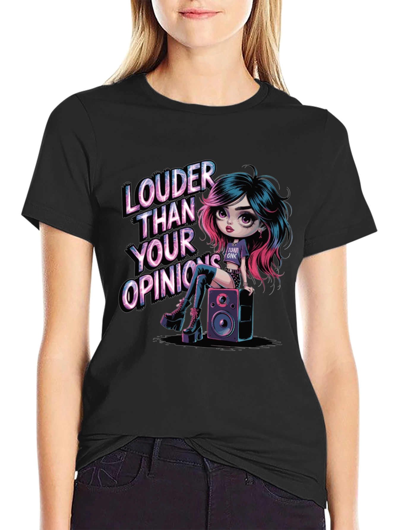 Louder Than Your Opinions Graphic T-Shirt