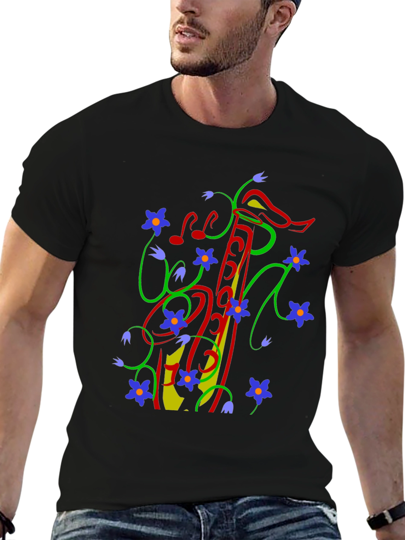 Musical Flowers Tee