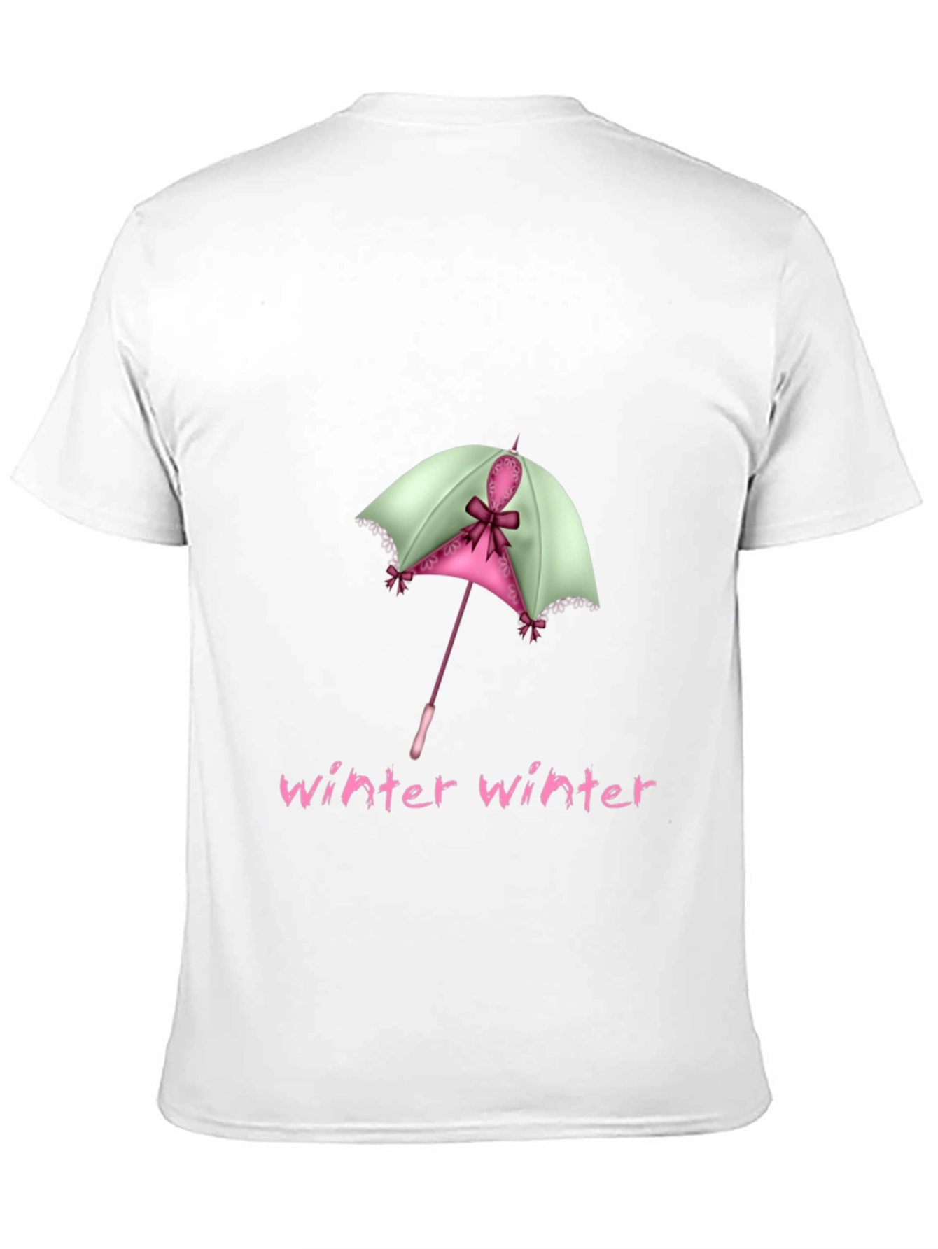 Winter Umbrella Graphic Tee - Stylish & Unique!
