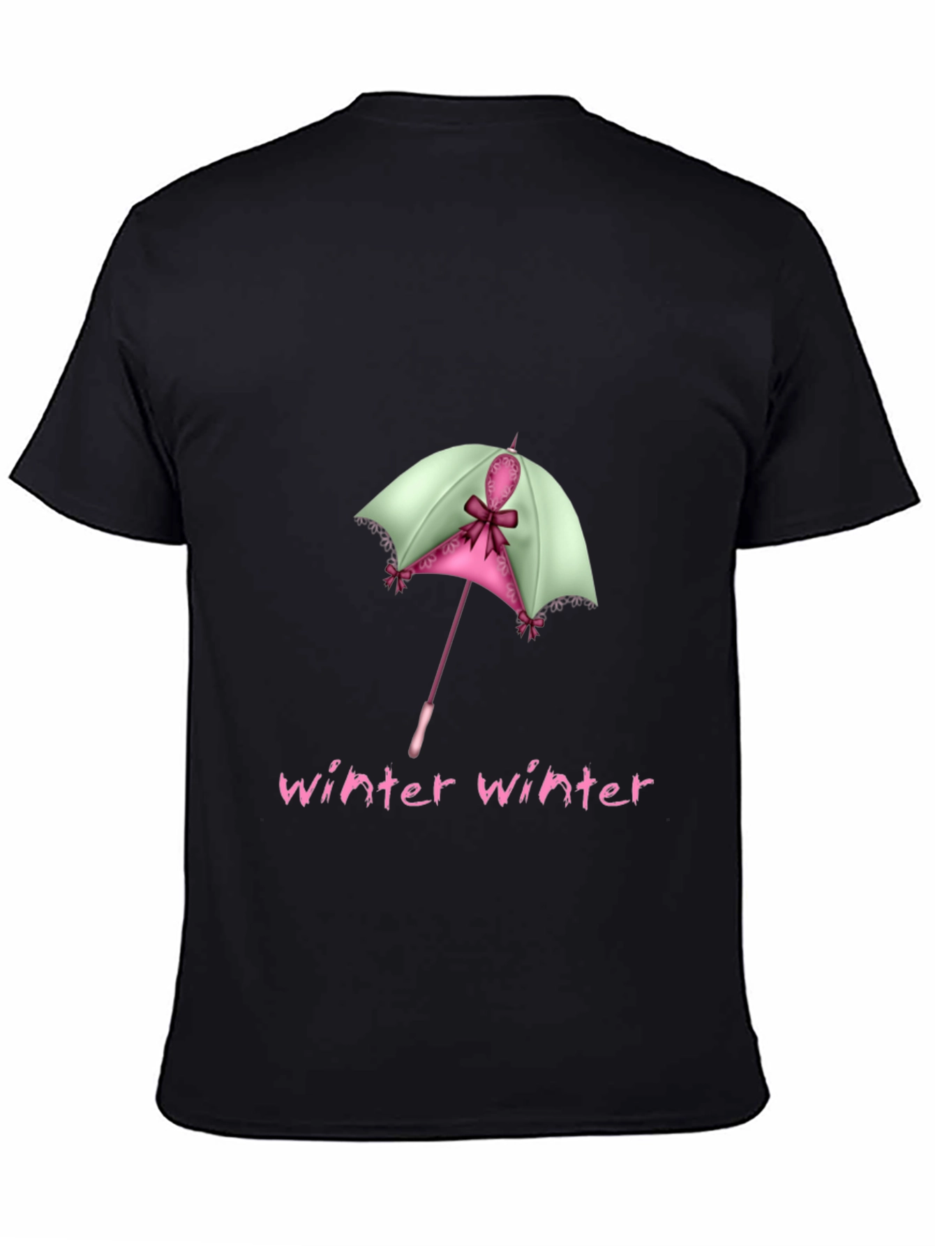 Winter Umbrella Graphic Tee - Stylish & Unique!