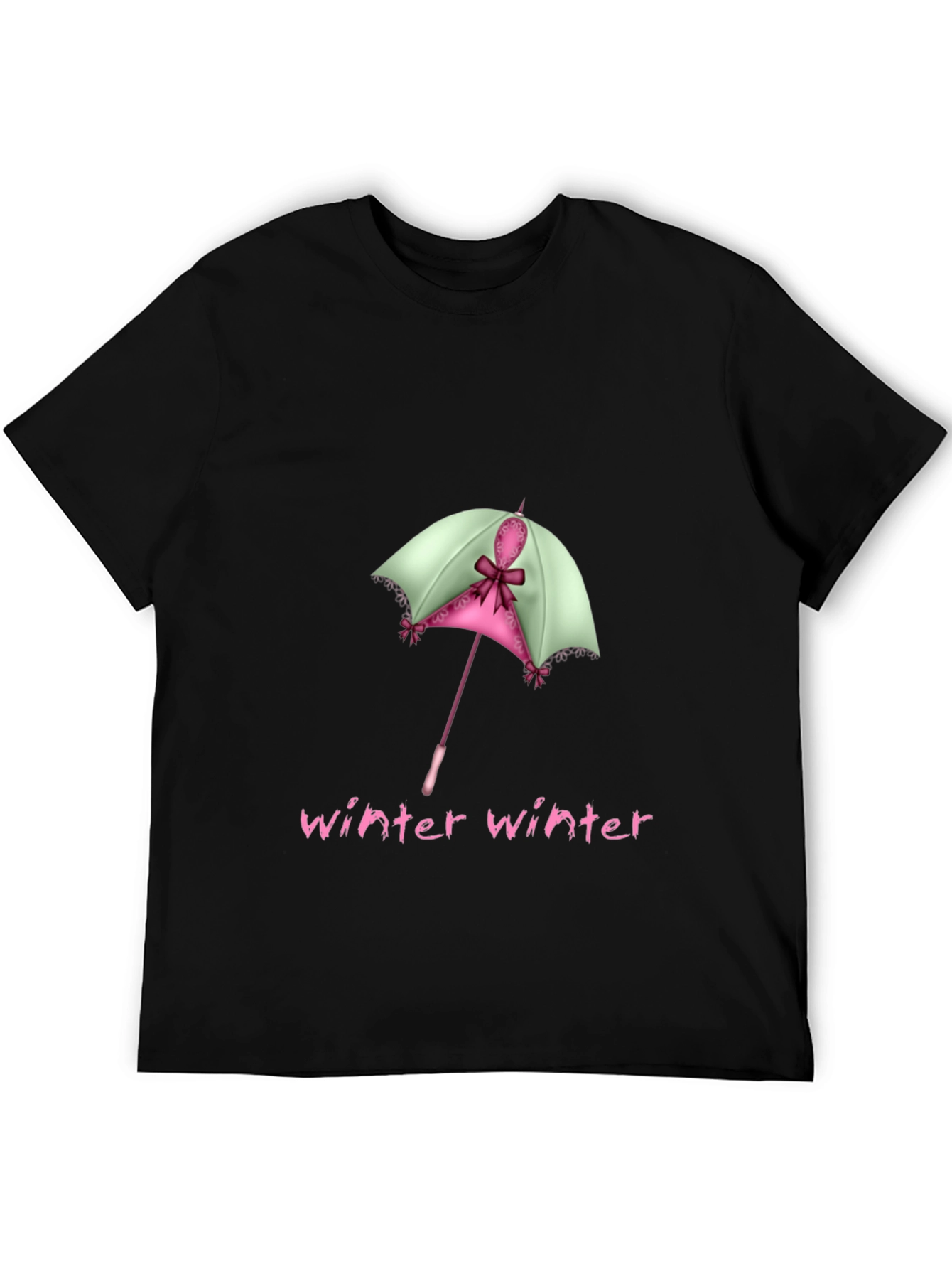 Winter Umbrella Graphic Tee - Stylish & Unique!