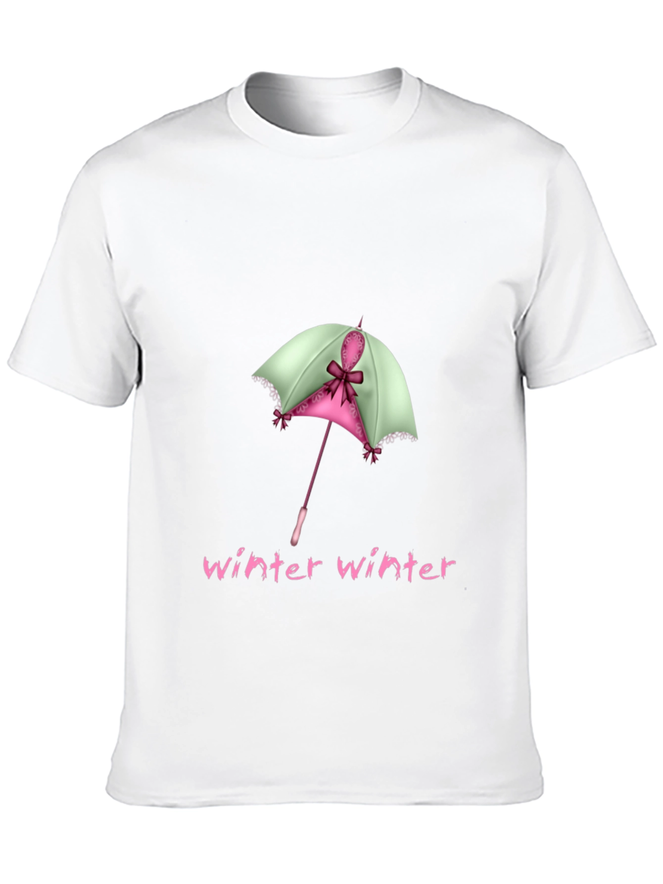 Winter Umbrella Graphic Tee - Stylish & Unique!