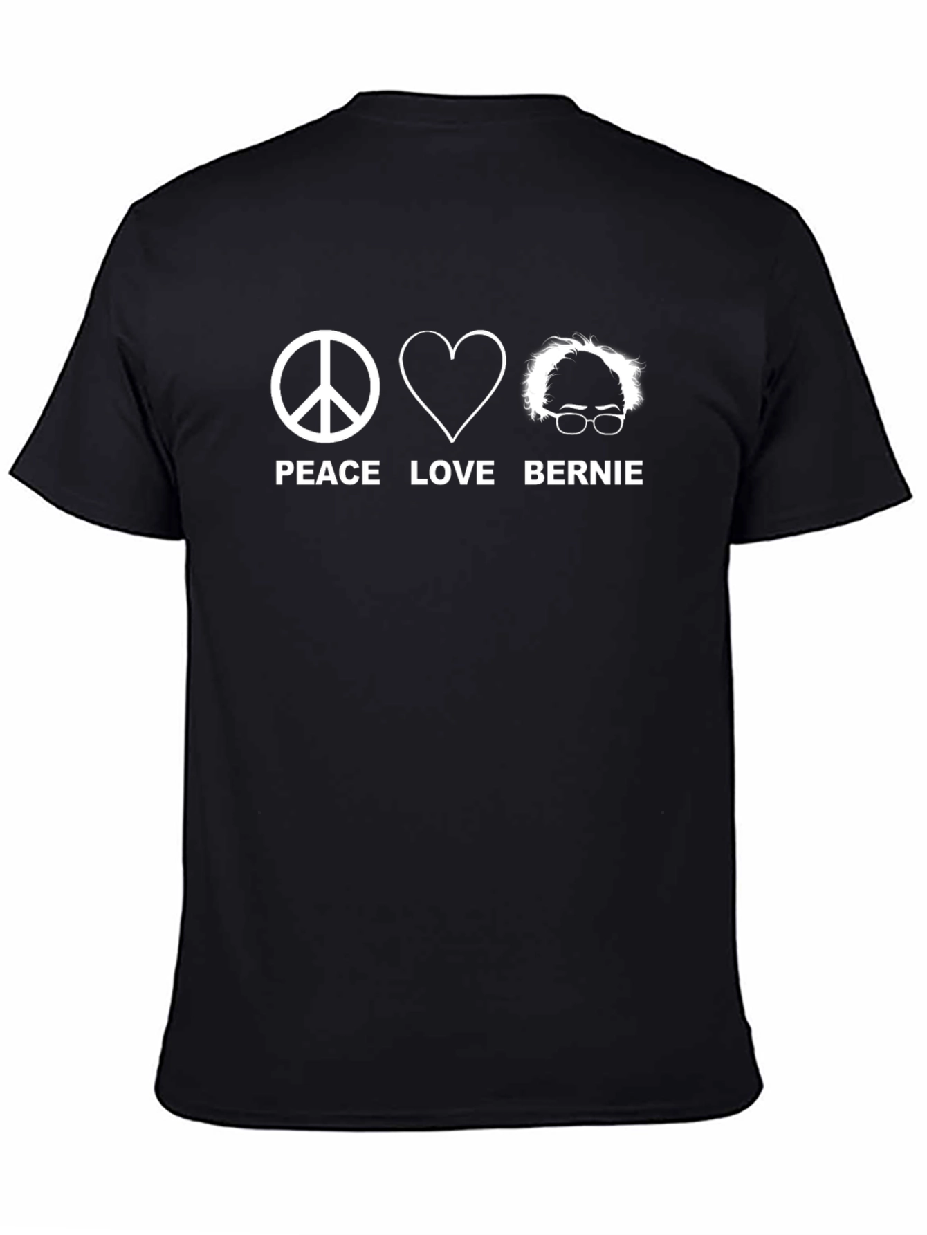 Peace Love Bernie Sanders Graphic Tee