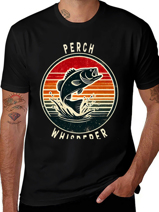 Perch Whisperer Graphic T-Shirt - Fishing Tee