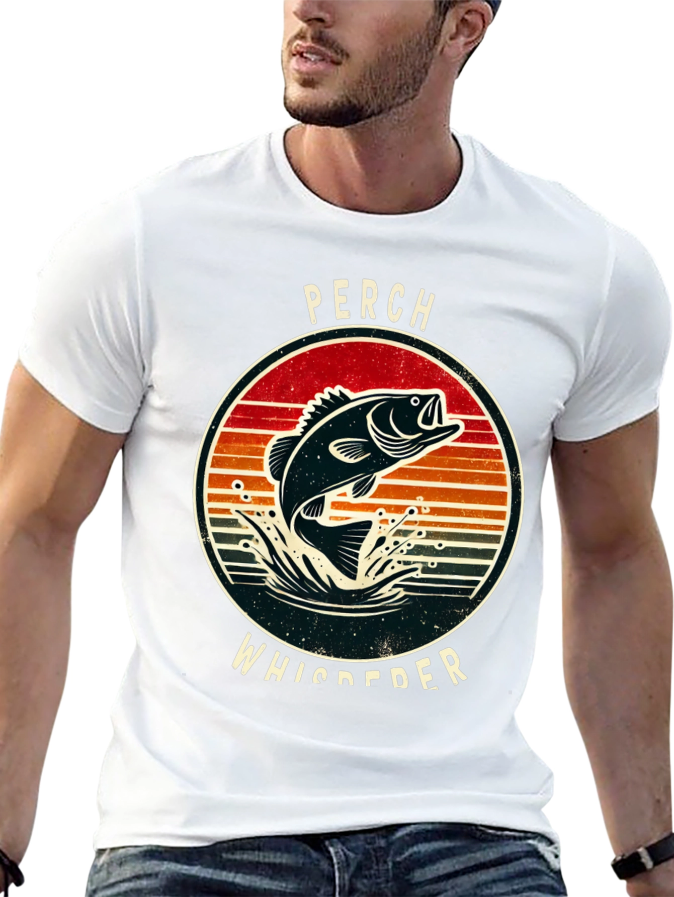 Perch Whisperer Graphic T-Shirt - Fishing Tee
