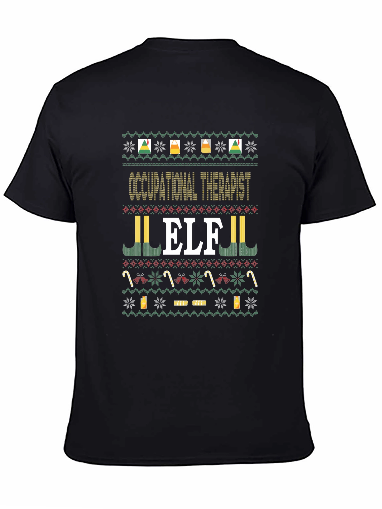 Occupational Therapist Elf Christmas T-Shirt