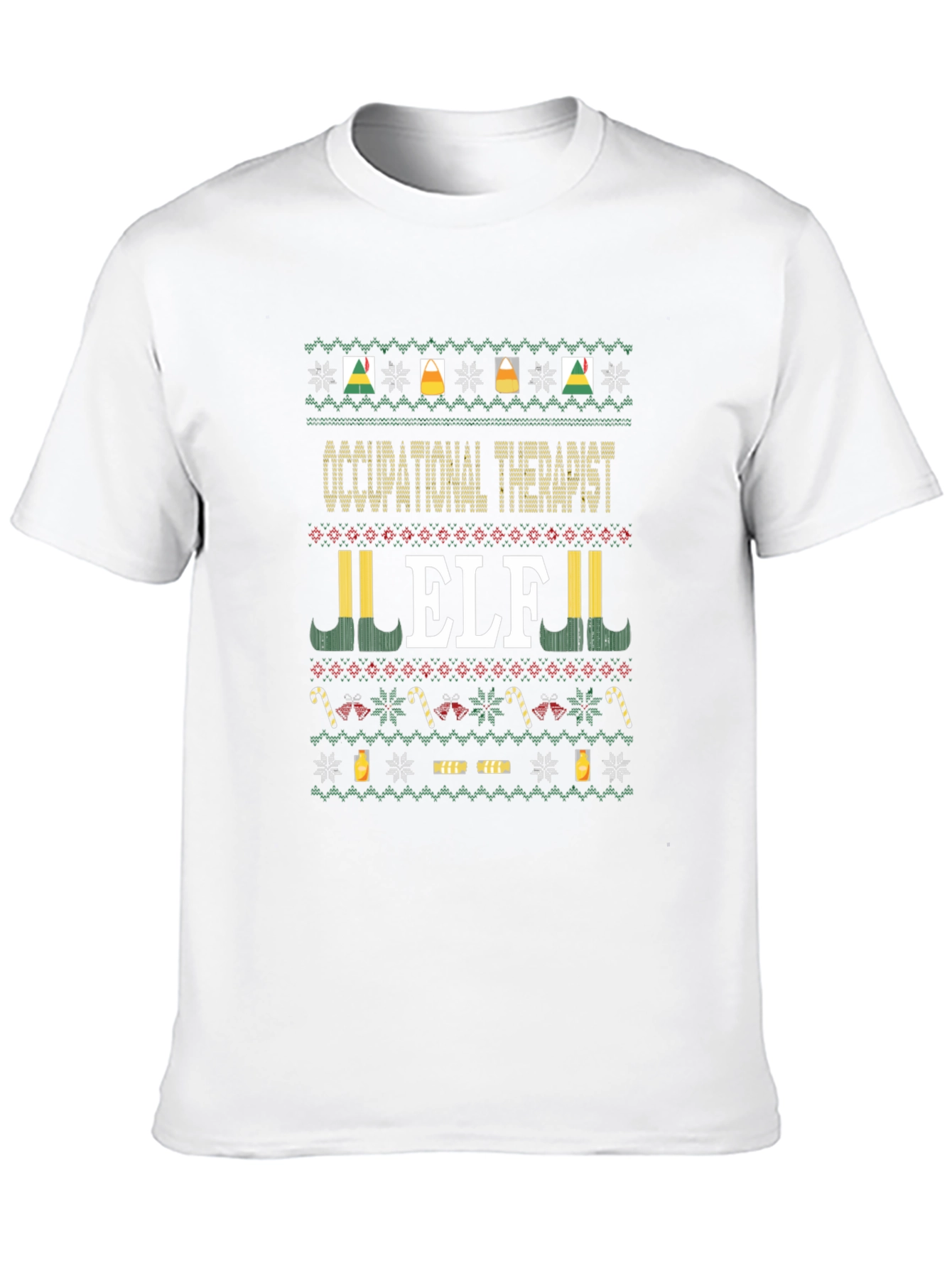 Occupational Therapist Elf Christmas T-Shirt