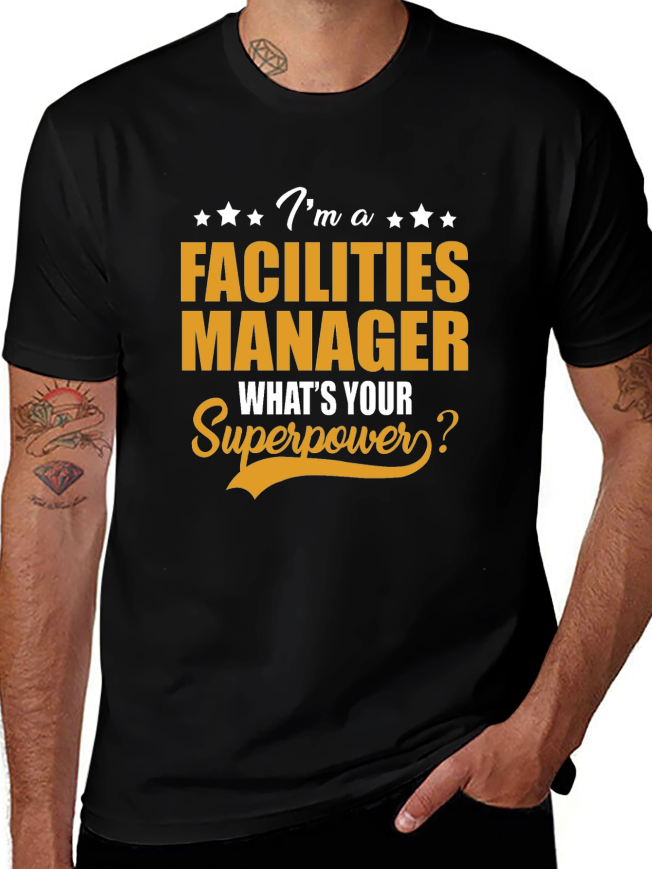 Facilities Manager Superpower Graphic T-Shirt