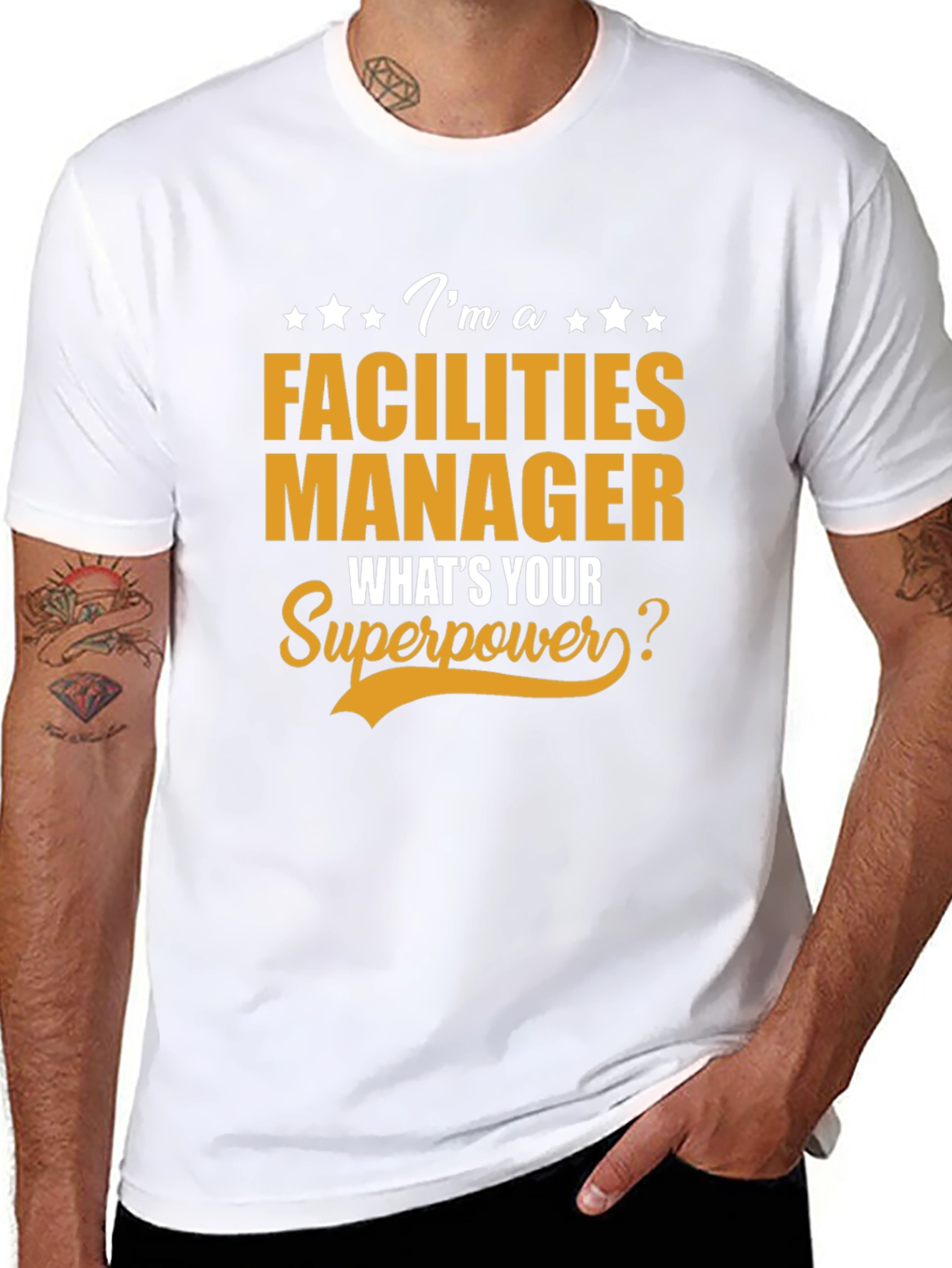 Facilities Manager Superpower Graphic T-Shirt
