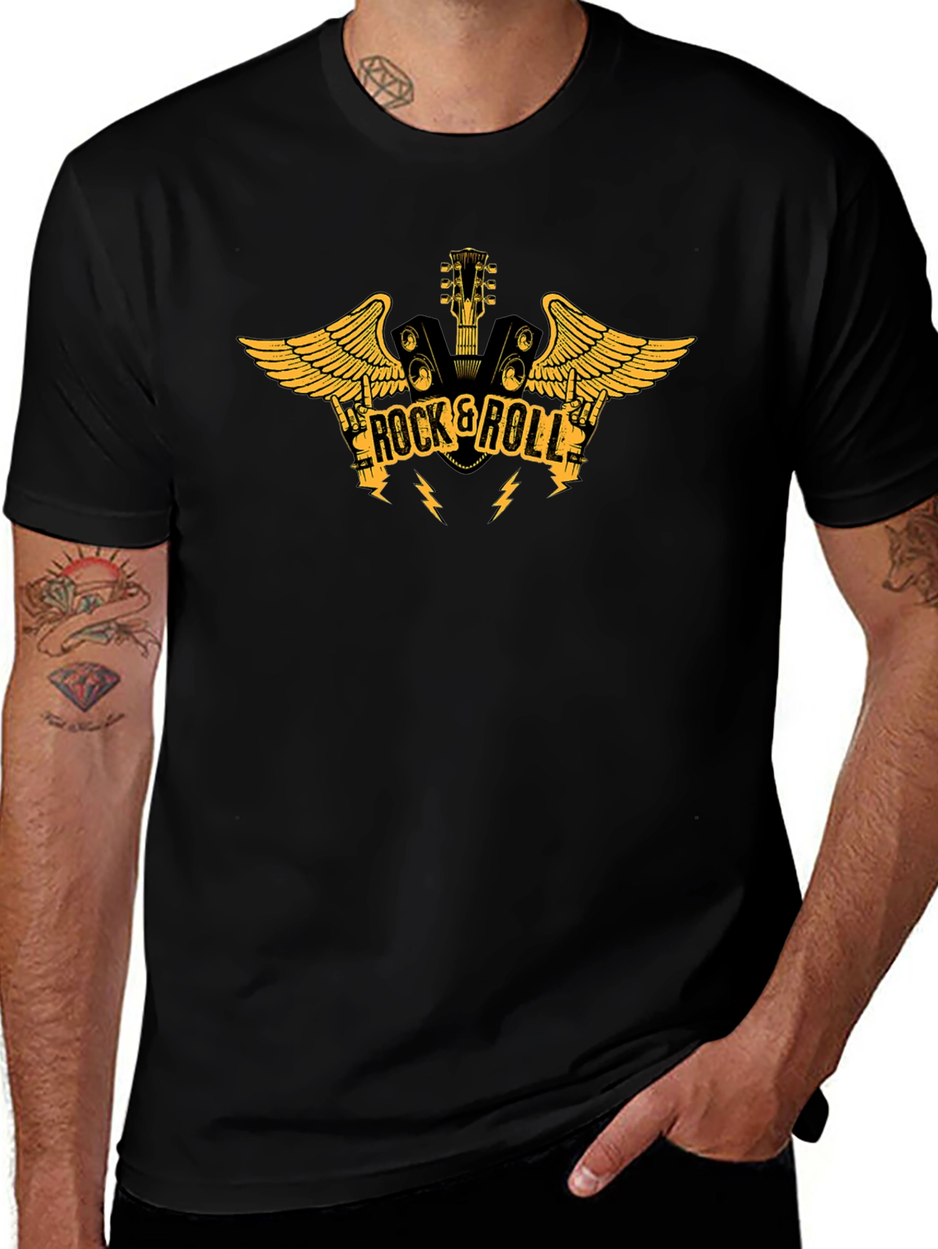 Rock & Roll Graphic T-Shirt